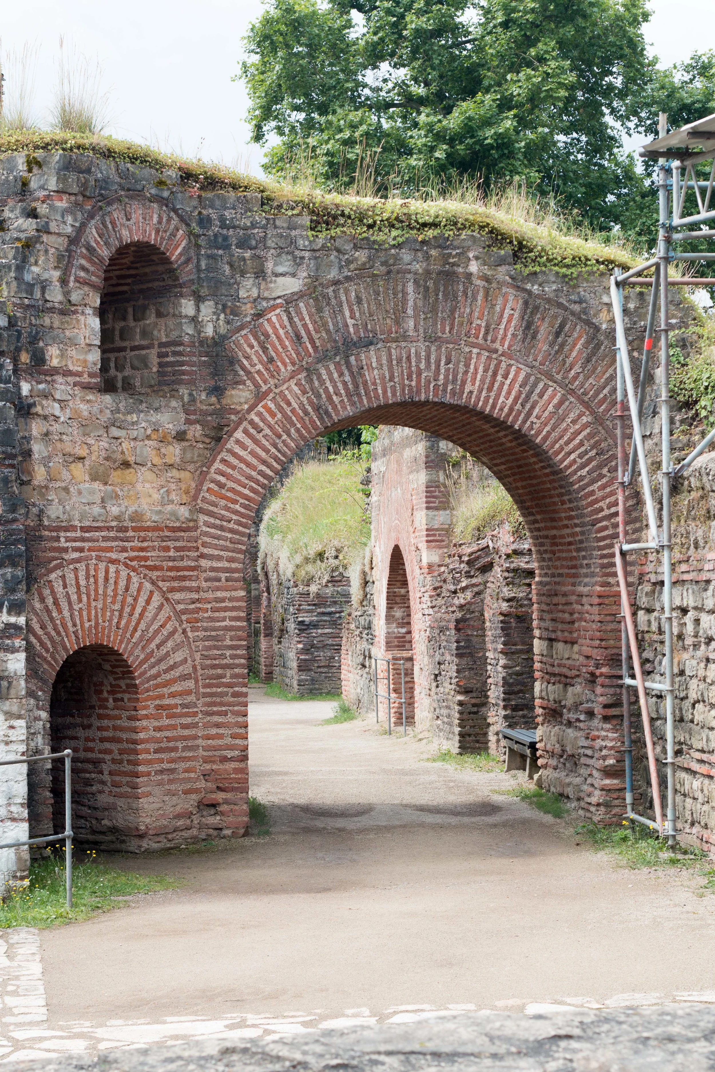 One of the passages between different parts of the bath house