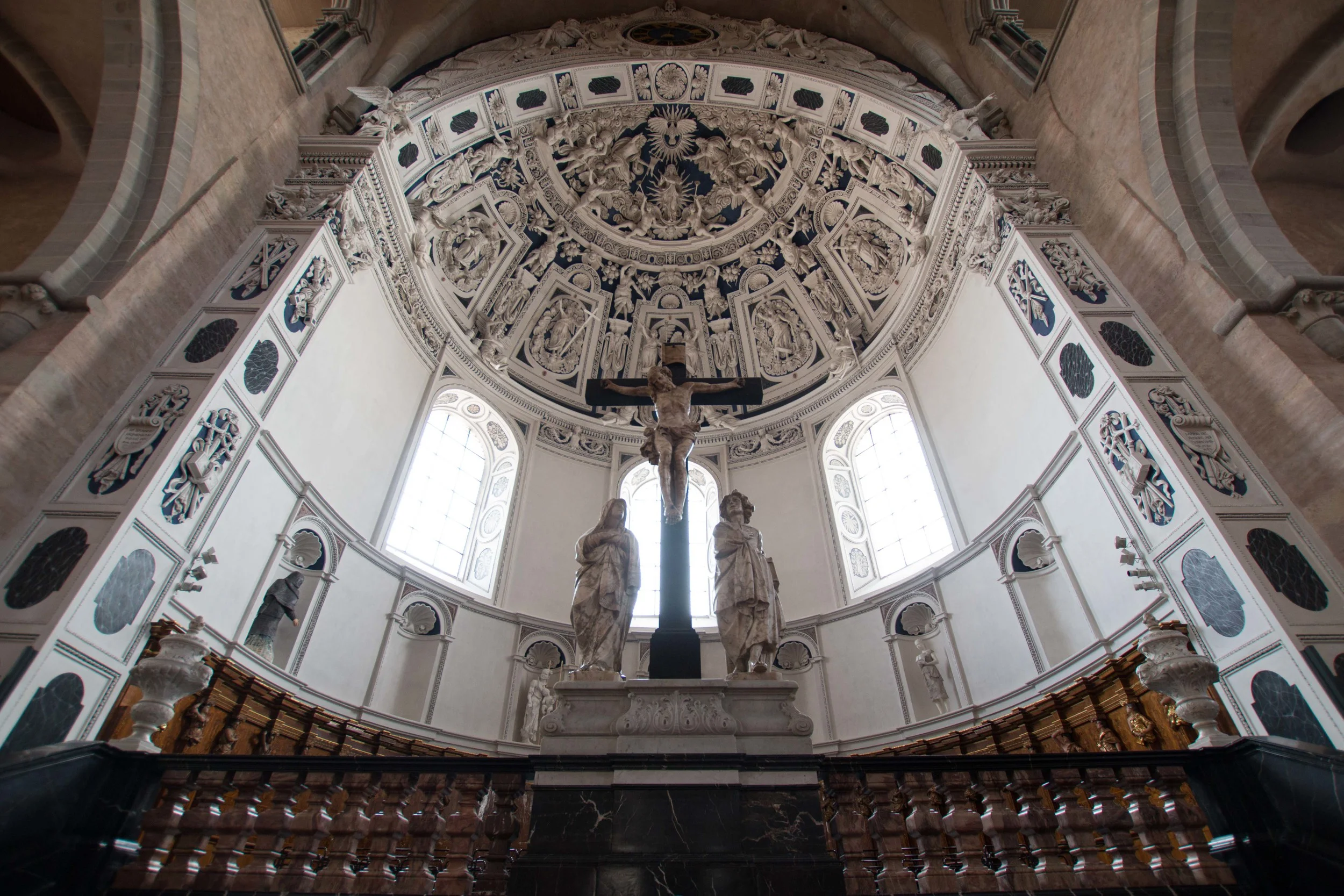 Back of the Cathedral of trier. The carvings were so intricate!