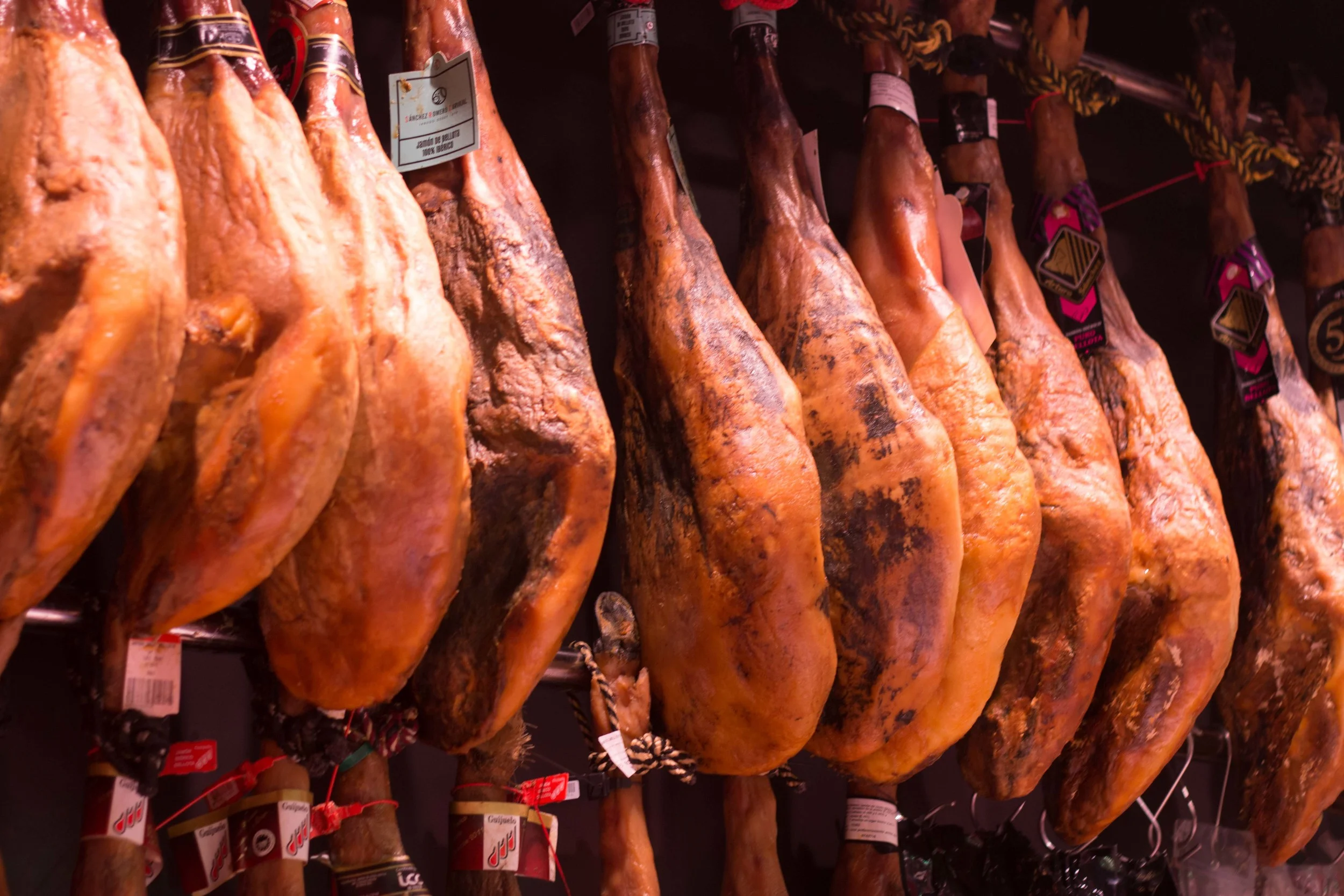 pork legs aging