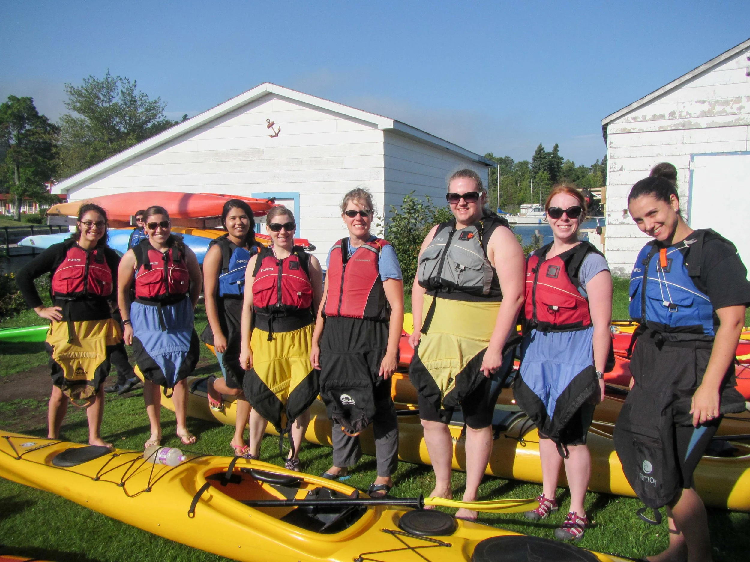 AST'S before kayaking!
