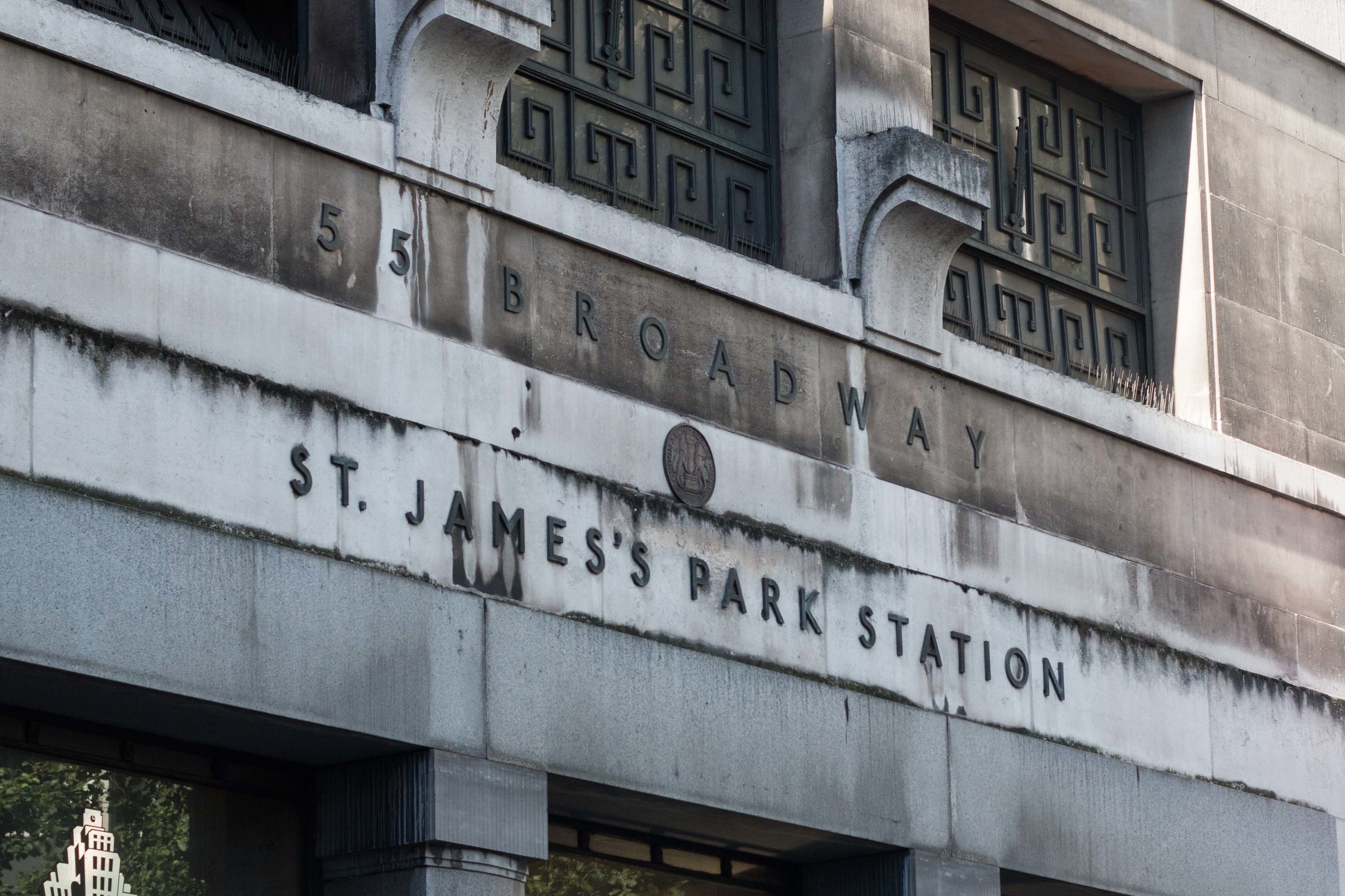 Entrance to St. James'S Underground Station