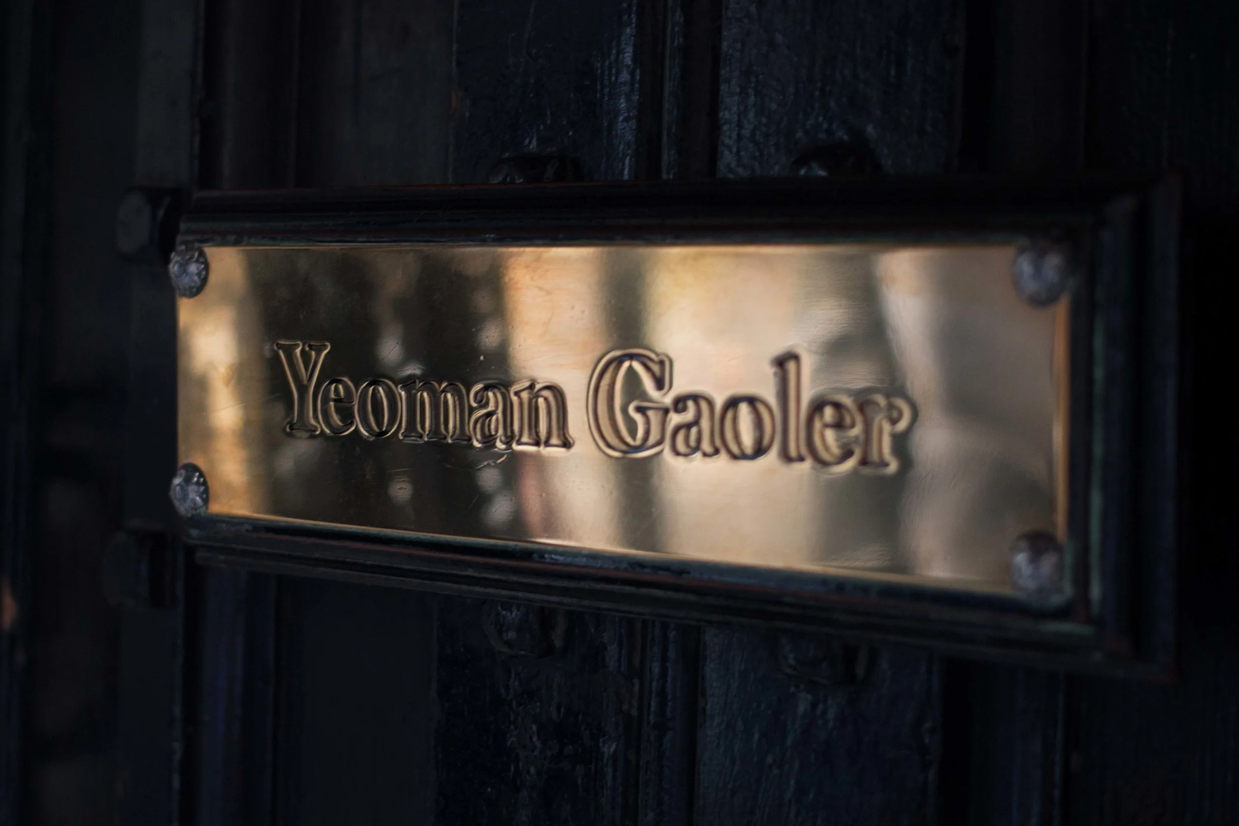 Door sign for a Yeoman's residence