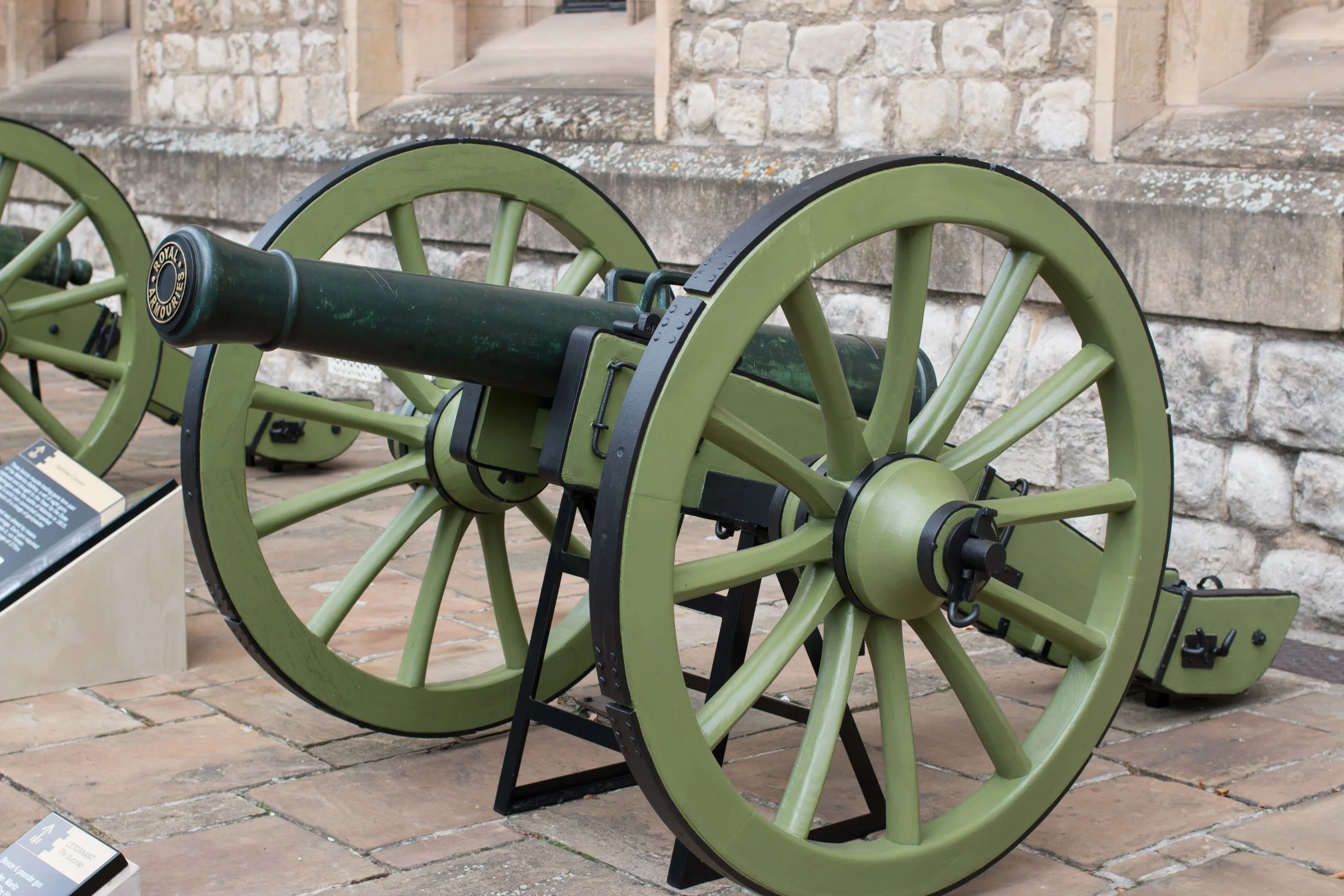 another cannon on display