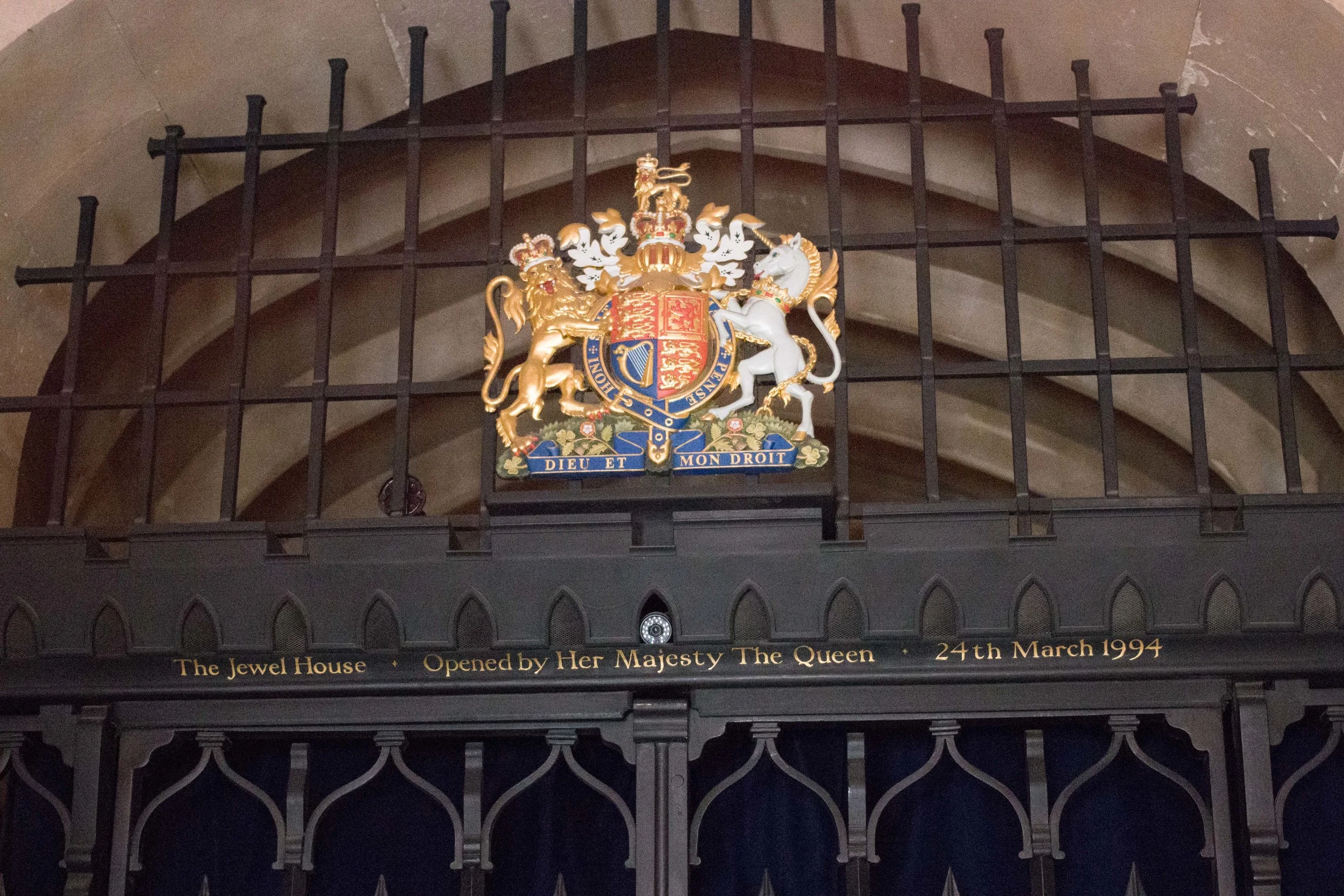 Entrance to the Crown Jewels Exhibit