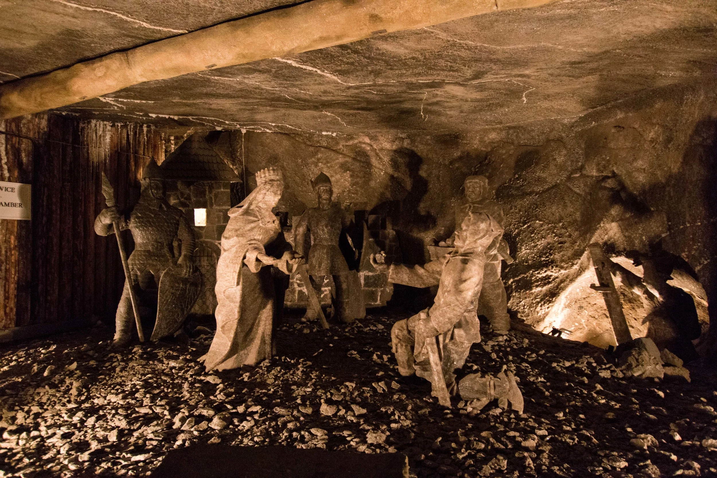 Legend of St. Kinga carved out of salt