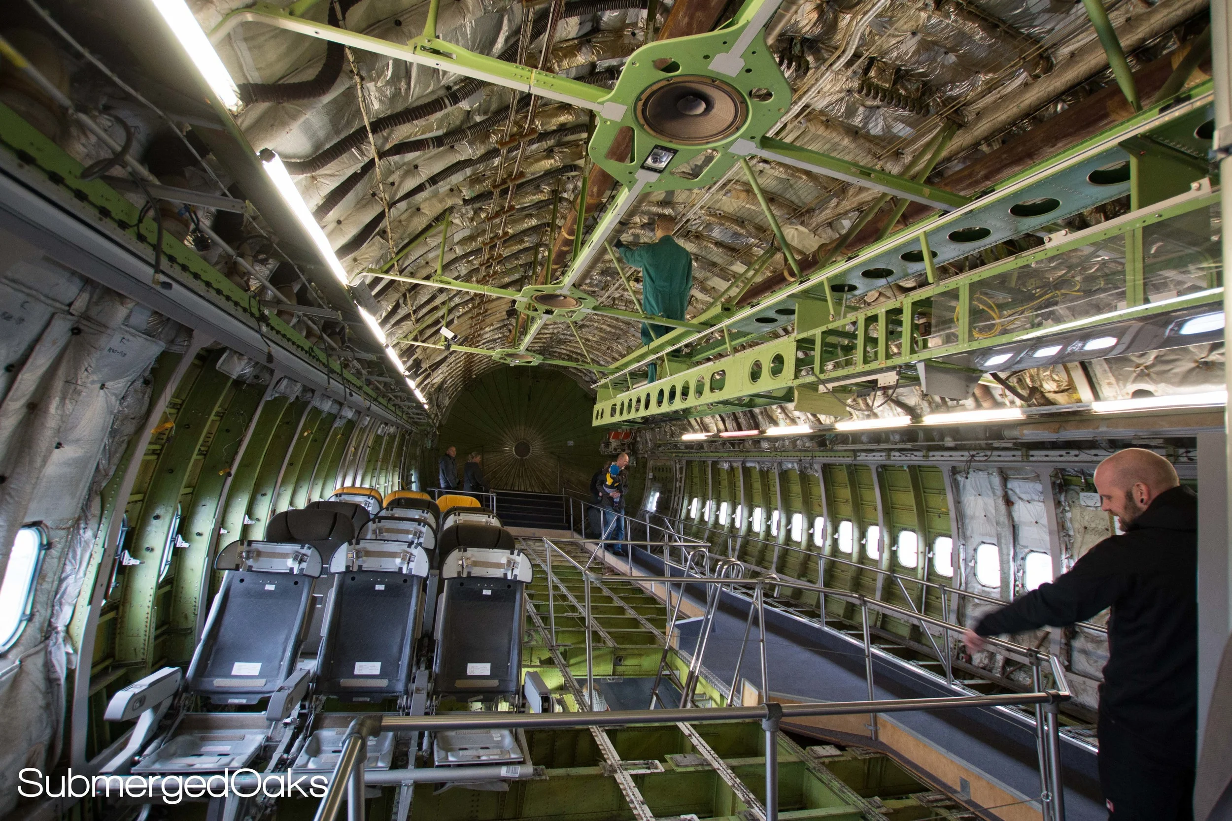 What a plane looks like with nothing in it