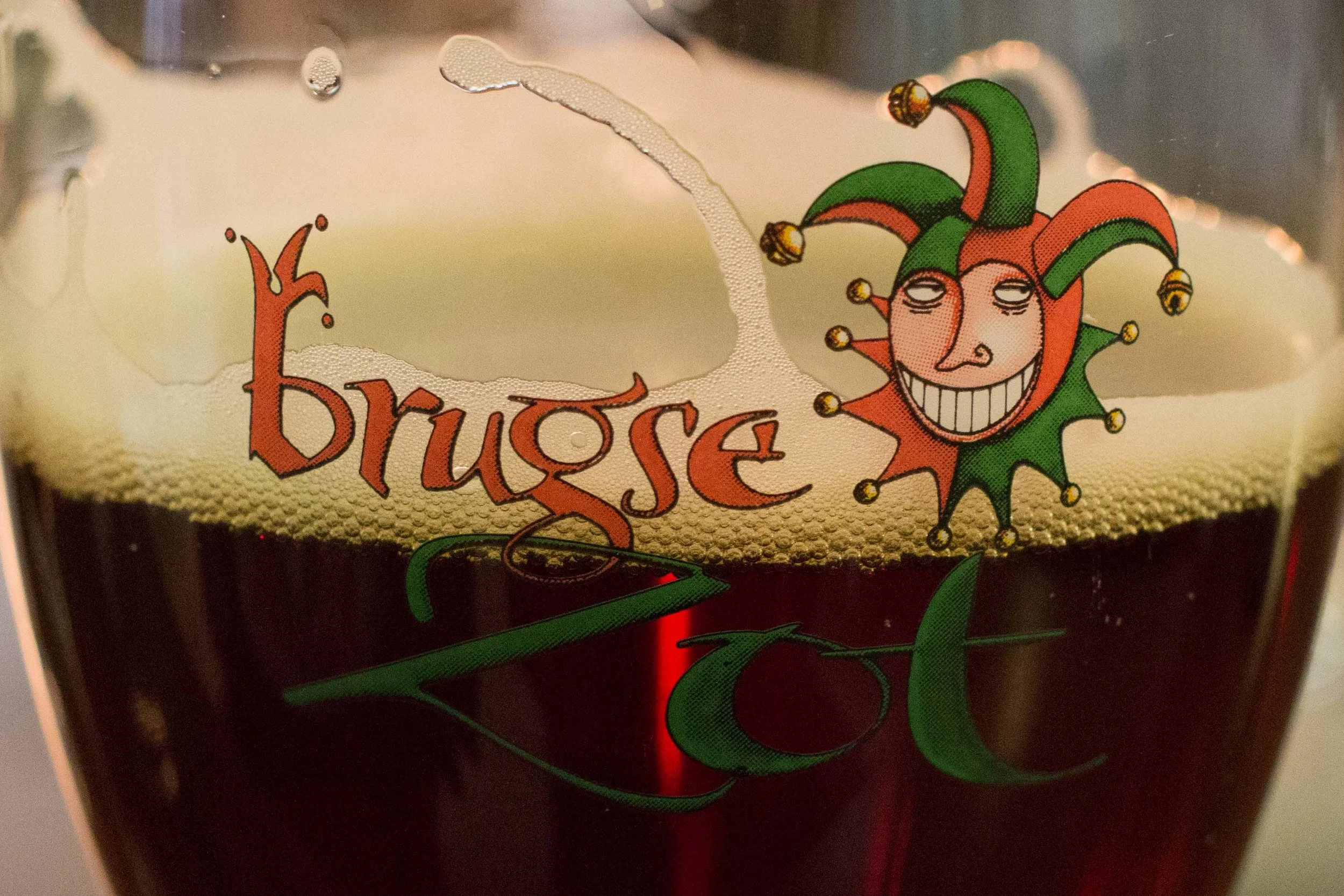 beer tasting! This is the Brugse Zot Dubbel