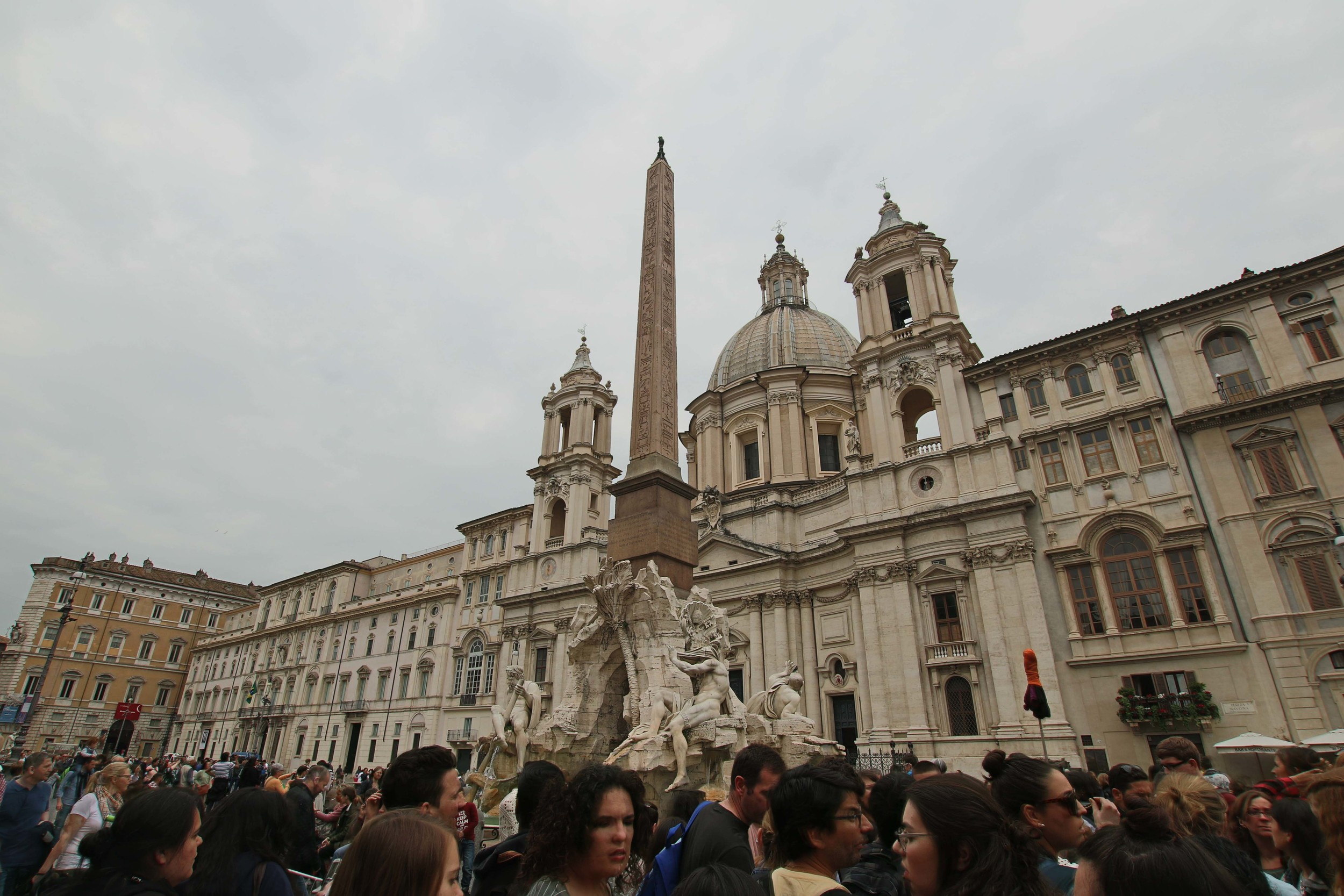 Central fountain at Piazza Navona