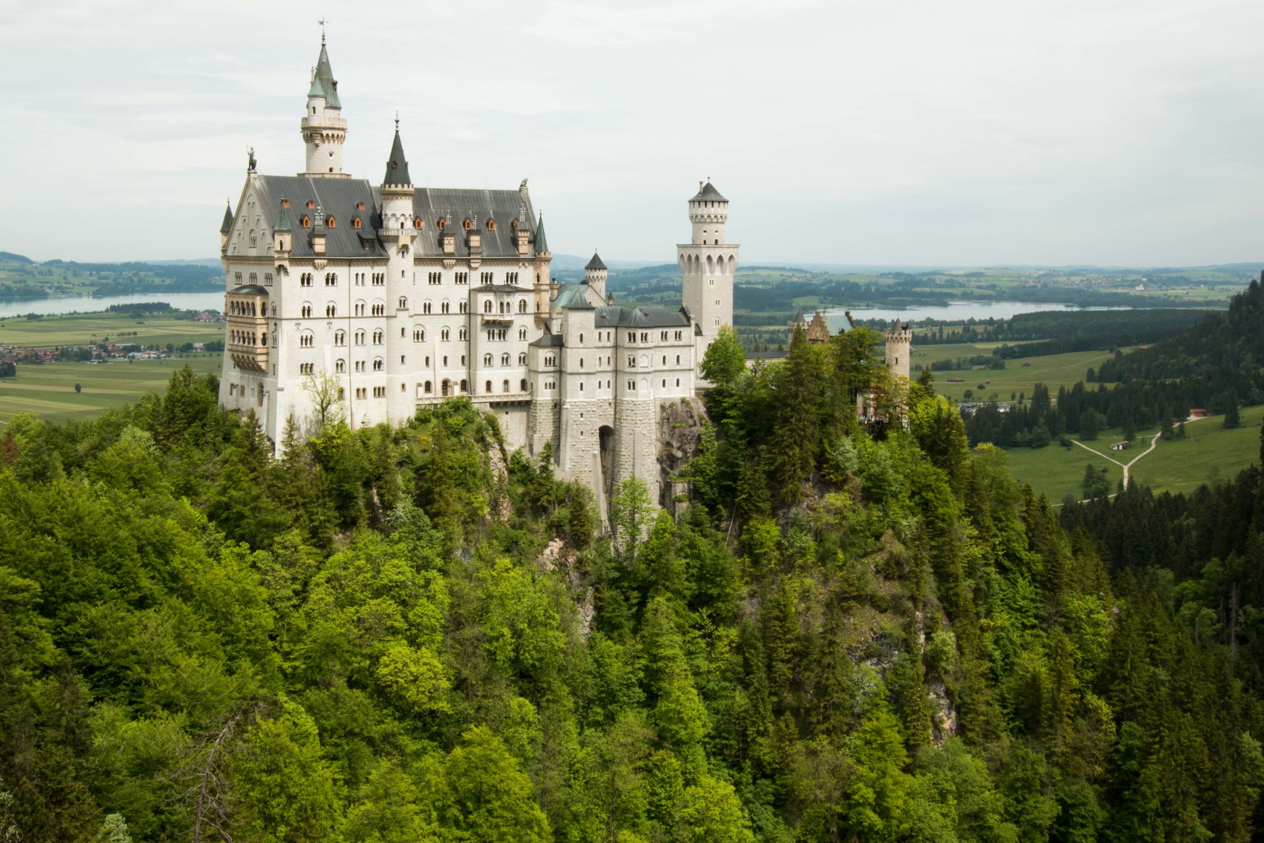 Neuschwanstein castle in Bavria