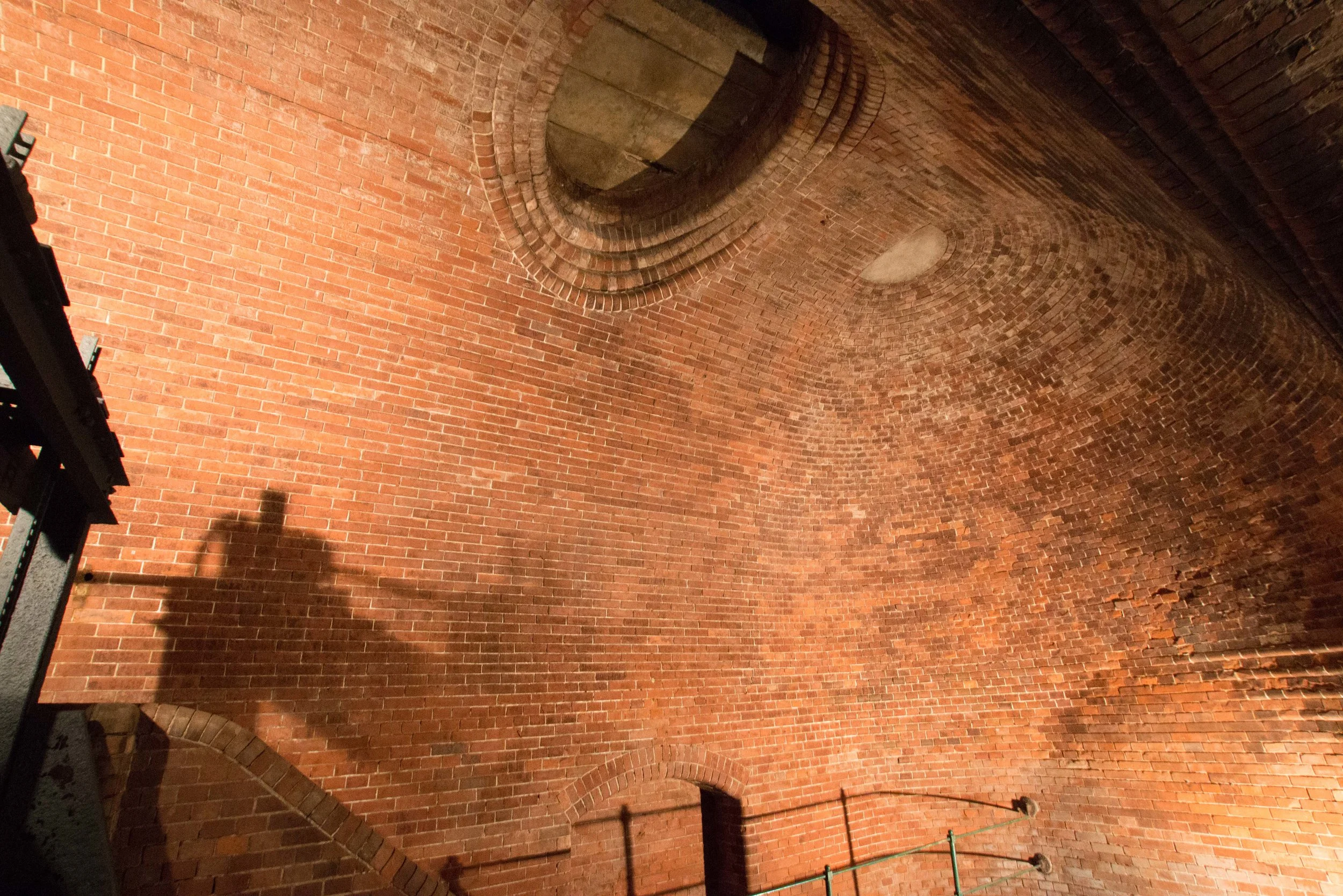 Amazing brick work - It's hard to tell, but that is a curved, oval shape, made from rectangular bricks. Seriously impressive Masonry!
