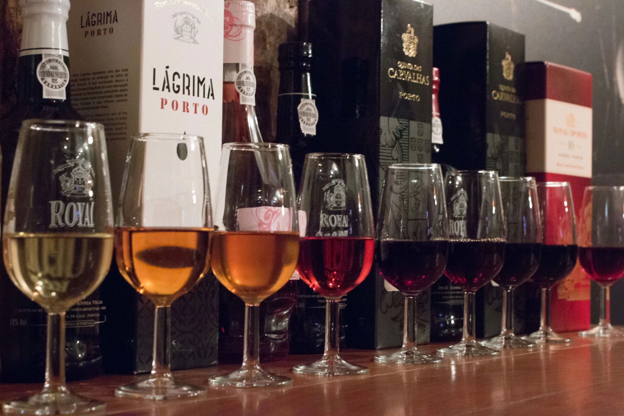 Our ports for tasting