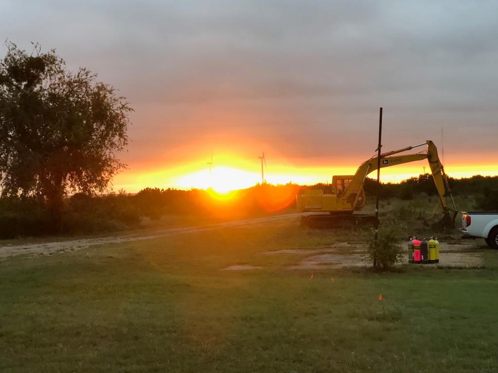 The photo doesn’t do it justice, but it really was a beautiful sunset