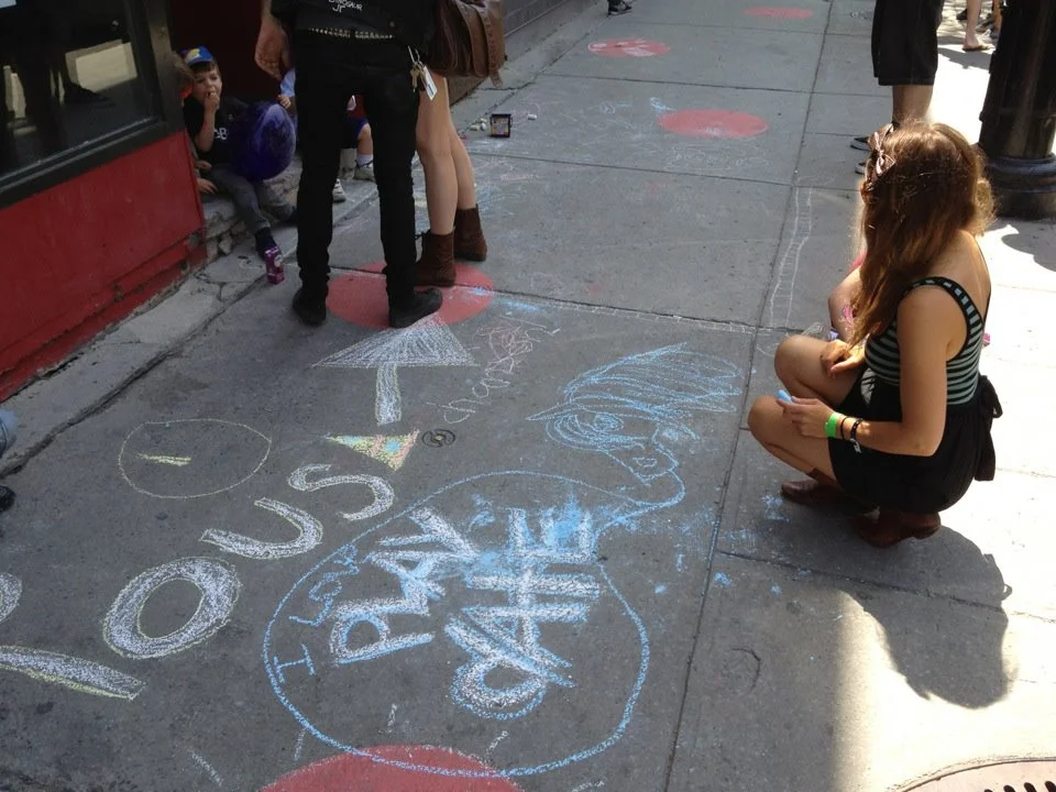 Chalk Drawings are sooooo fun!