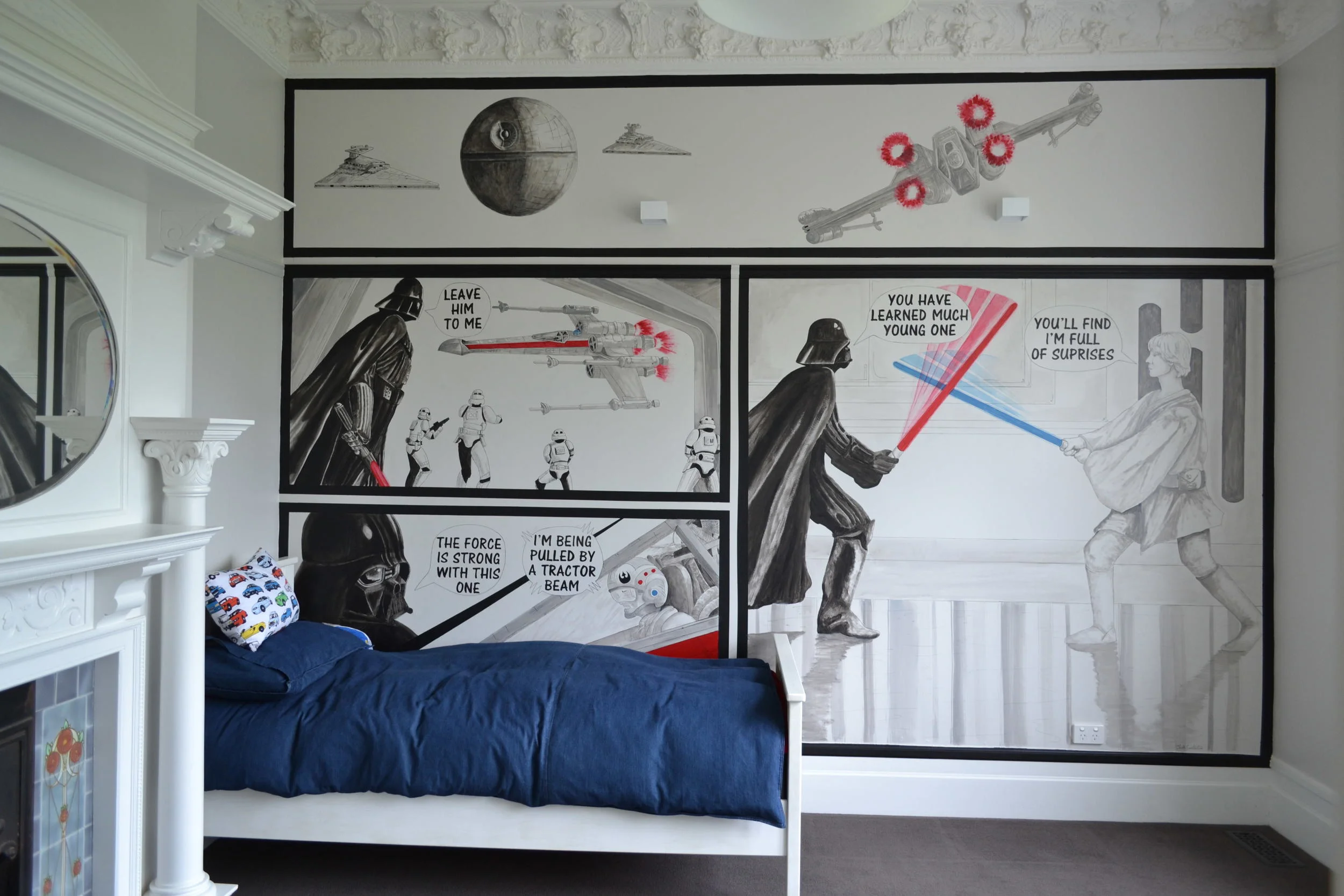 Star Wars Comic Mural