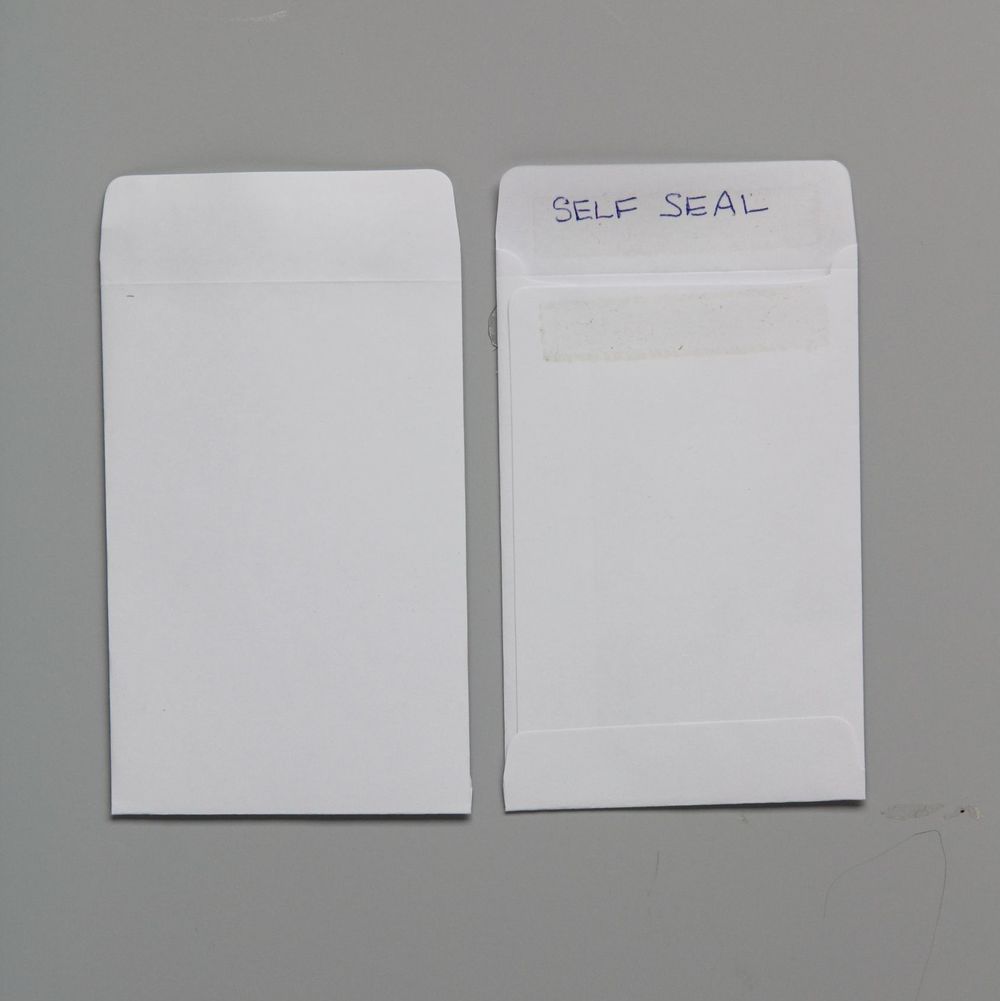 50 Plain #7 (3 1/4 x 4 3/4) Self Sealing Packets — Safety Seed Packets