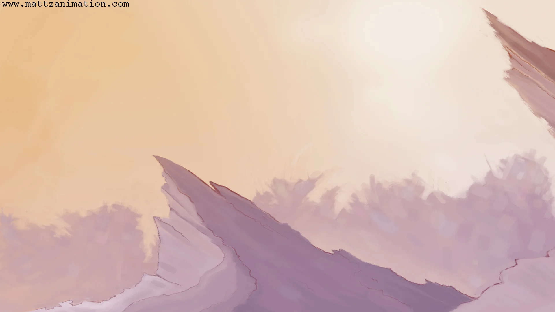 Background painting for a WIP animation project.