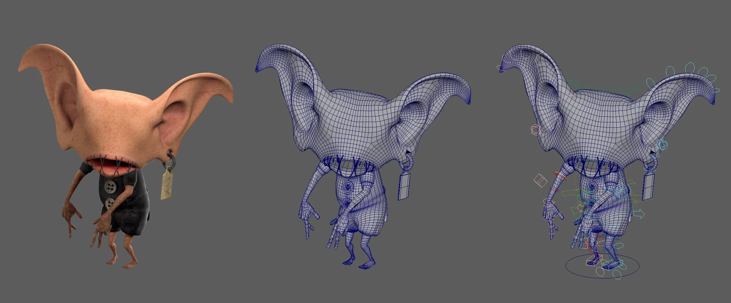 Responsible for modeling and rigging.