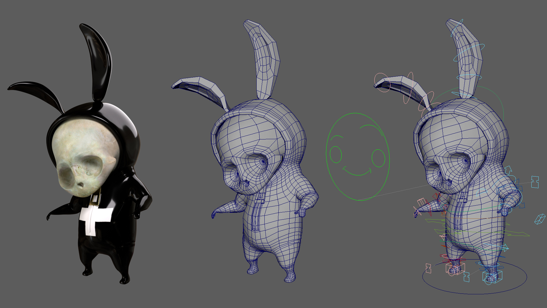 Responsible for modeling and rigging.