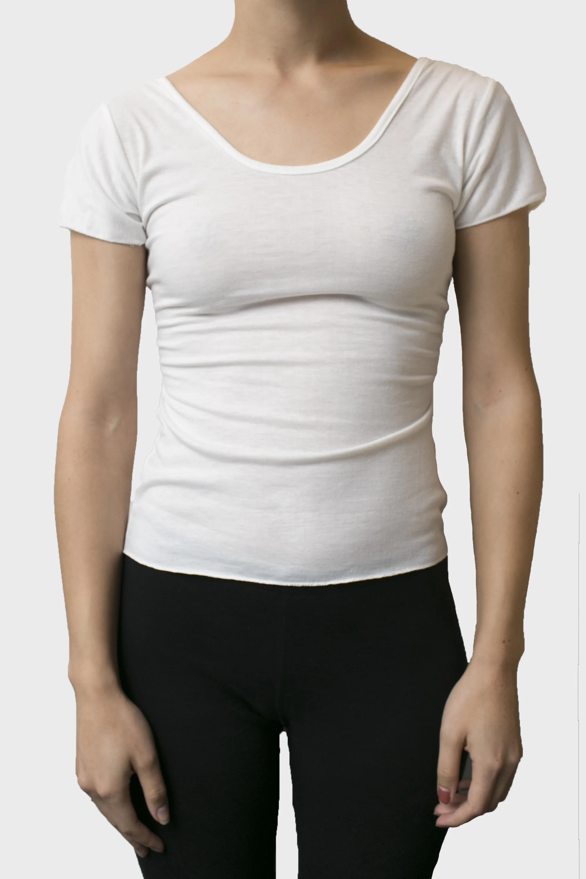 Short Sleeve Top w/Cross Back Knot 