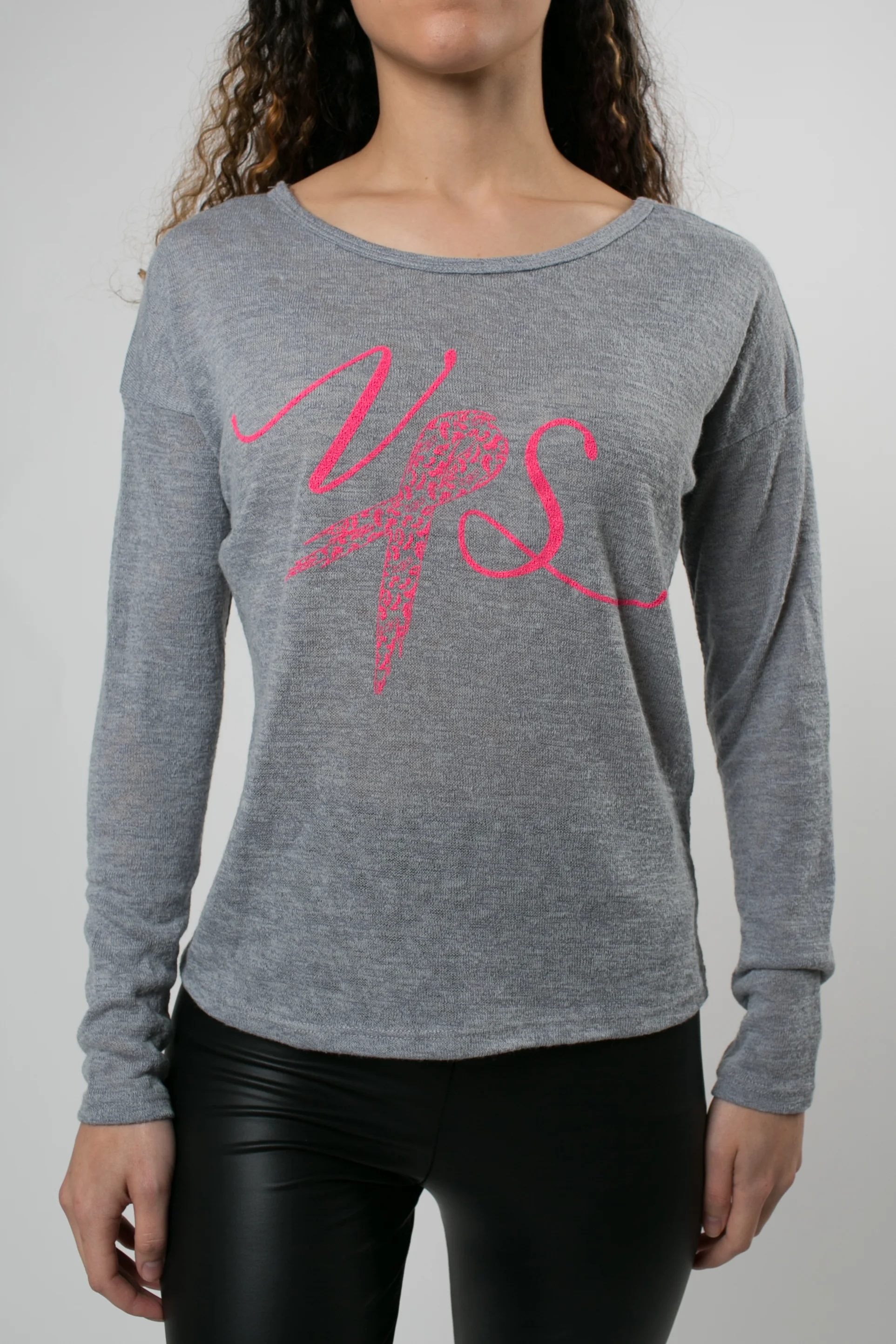 Breast Cancer Scoop Neck