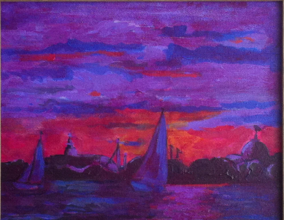 "Ebb Tide Squall" 2013 12x16 Driftwood Frame $475