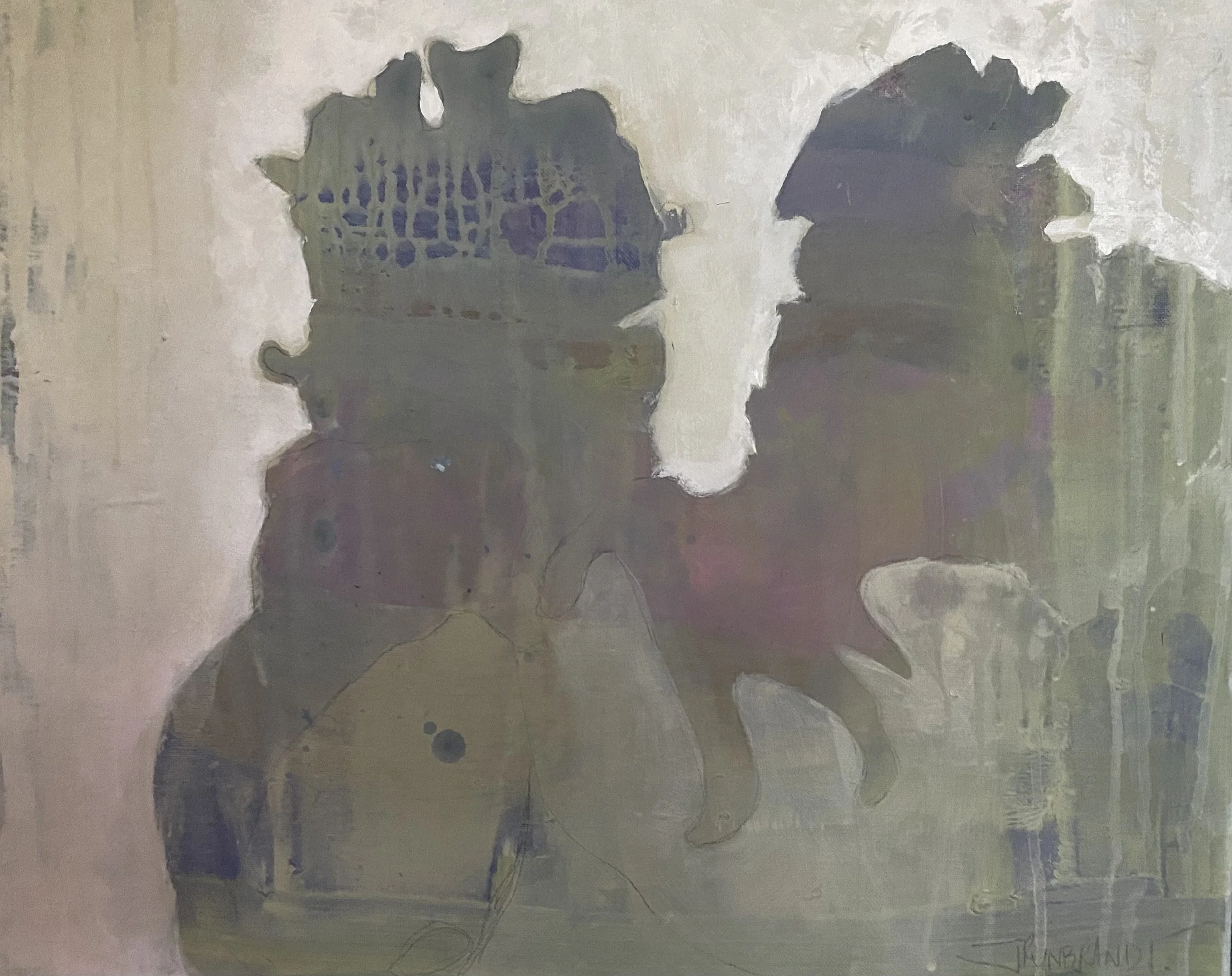 Moose Abstract Bust  (study of a moose)