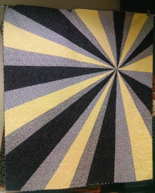 "The Future", original design, made and quilted by RM, 2016
