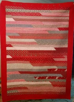 Alabama, pieced by Deborah H, quilted by RM 2017