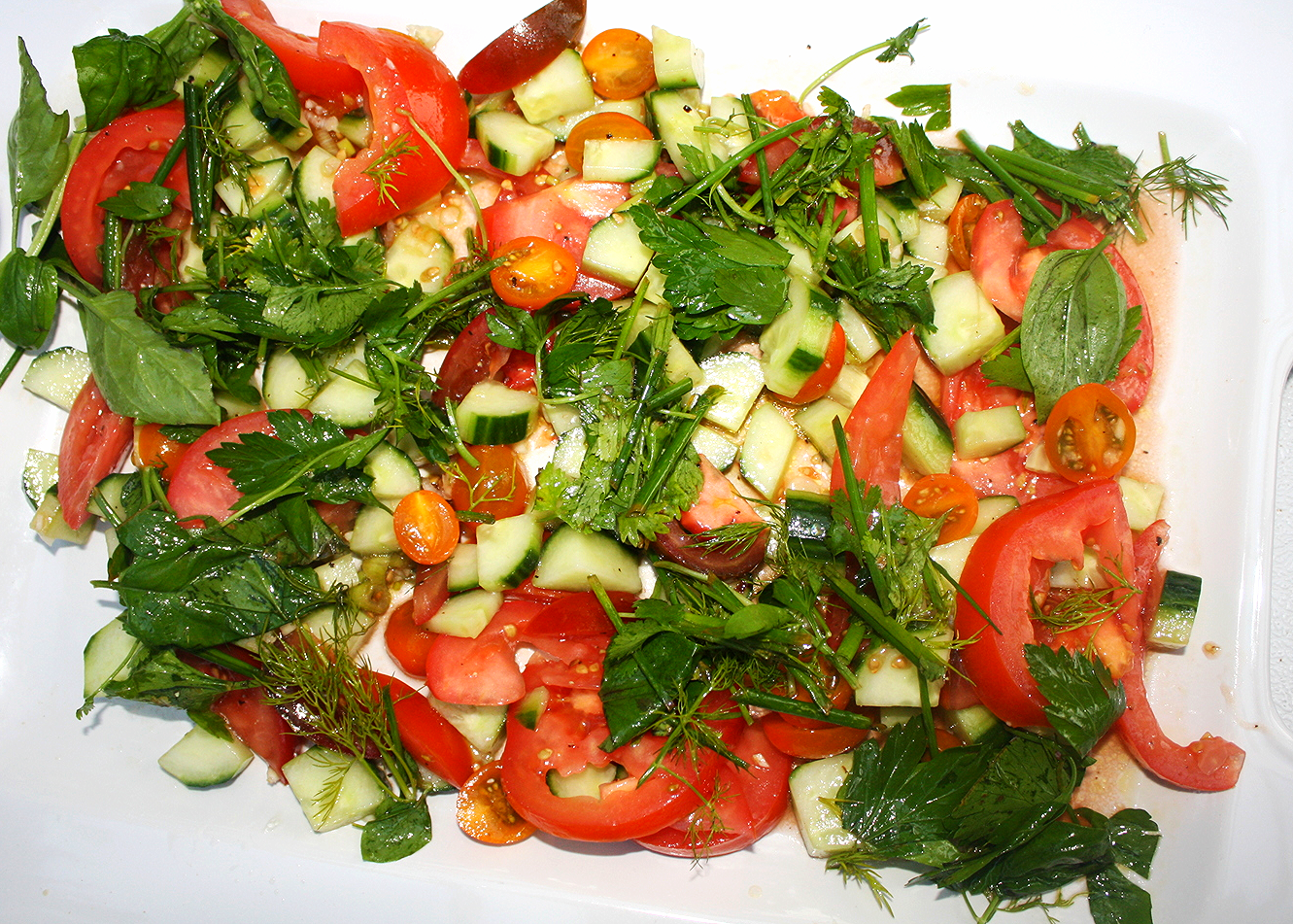 Least photogenic salad award goes to....