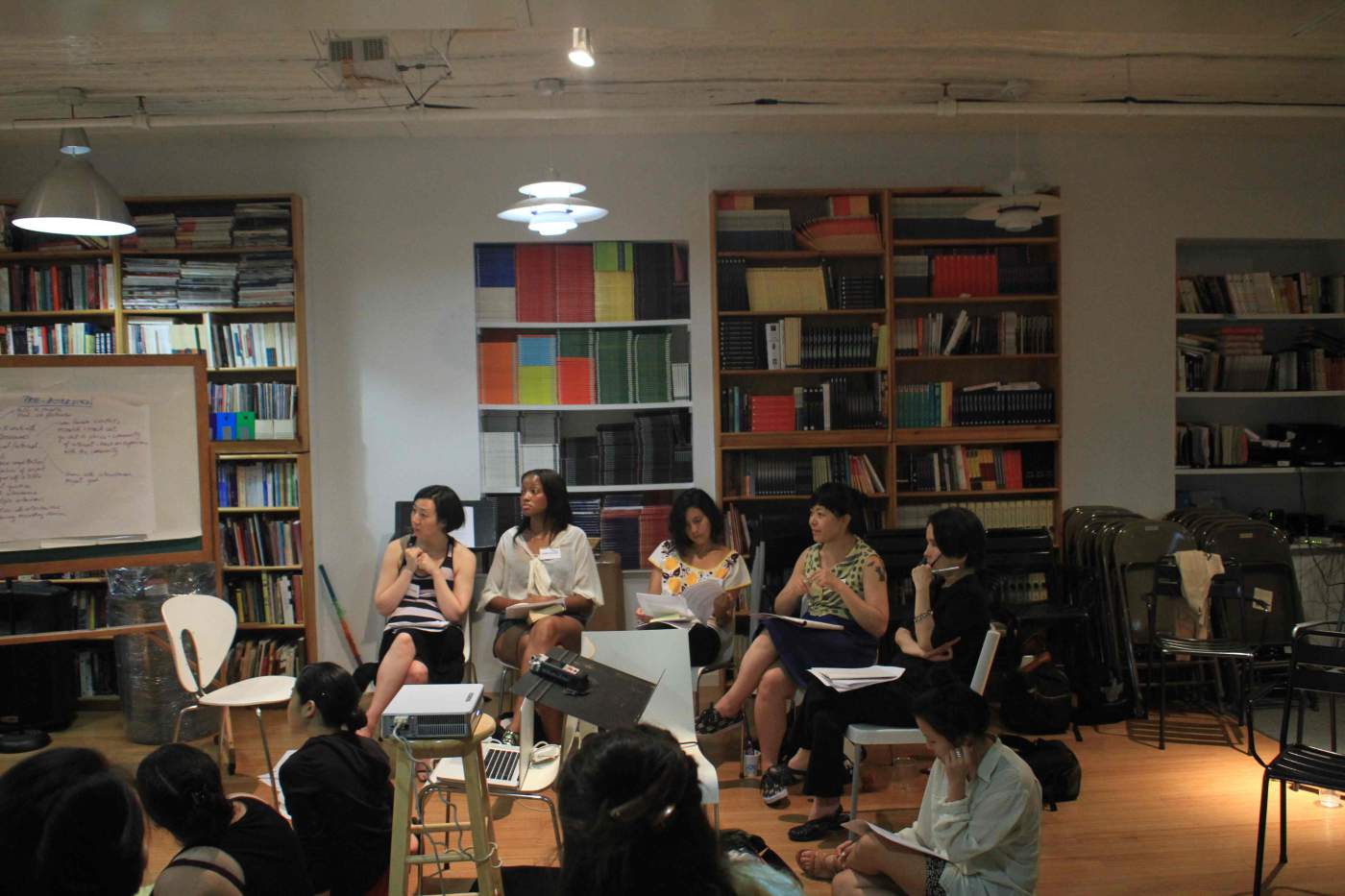 Asian American Oral History Collective workshop. Photo by Danny Kim
