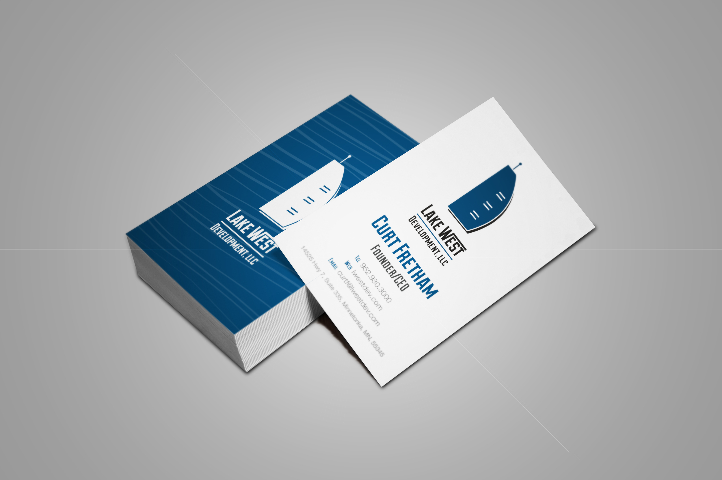 Lake West Development Business Card