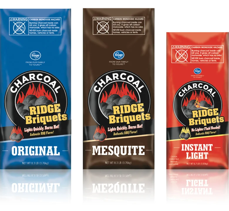Kroger Charcoal Redesign, Private Label @StevensonColor I challenged the typical Kroger brand to give charcoal more of its own personality