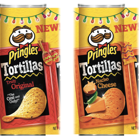 Pringles Tortillas Cues & brand guidelines @LPK I sketched what other illustrations could be used and sourced stock imagery which I manipulated into a rough concept, Scott Burns then “realized”