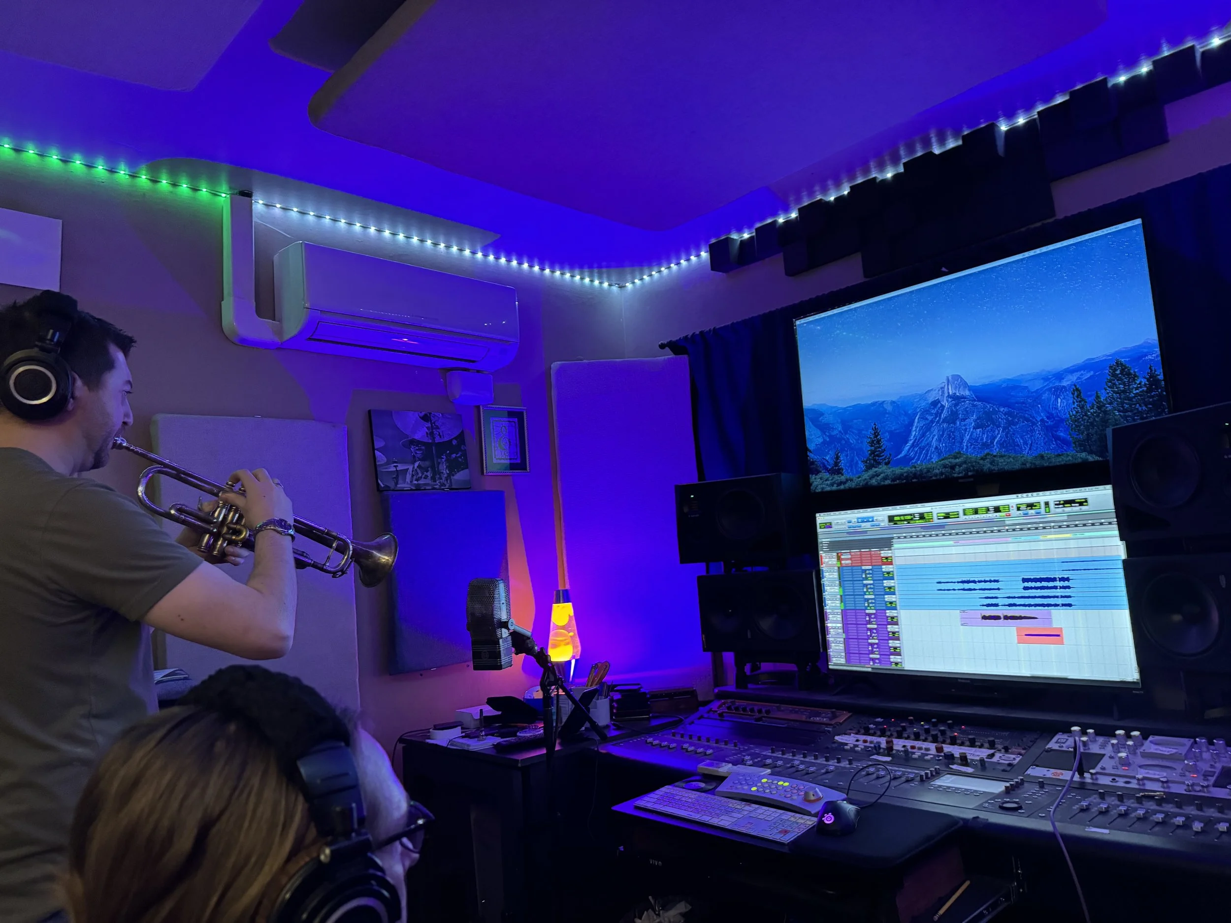 Ben Burget on Trumpet, 206 Studios