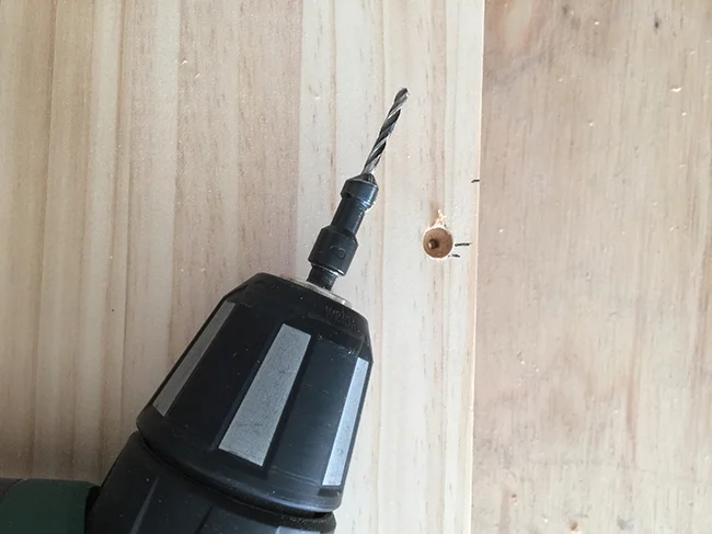 5 Countersink pilot holes for the box.jpg