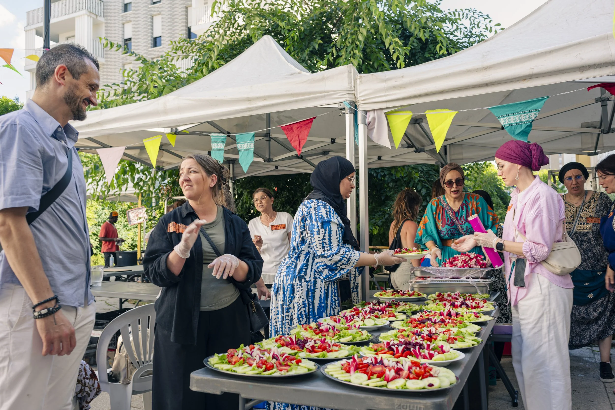  Fête du quartier Gagarine.  2025.  Romainville. 