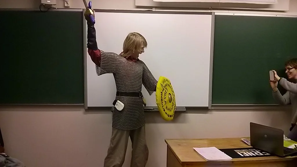 One of my students.  I wonder about him sometimes.