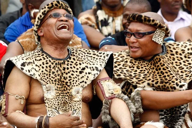 A commonly printed picture of Jacob Zuma...