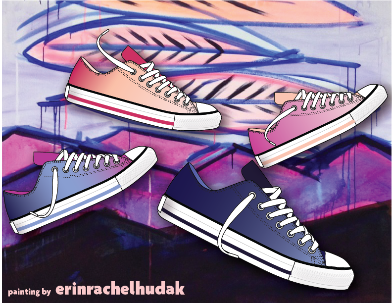  GRADIENT PRINTS INSPIRED BY THE WORKS OF ARTIST ERIN RACHEL HUDAK&nbsp; 