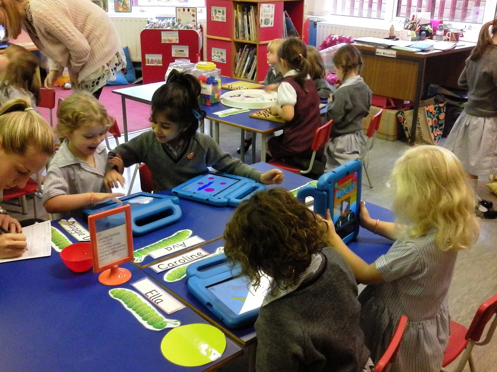Play Based Learning is always busy and lots of fun. We just love our iPads.