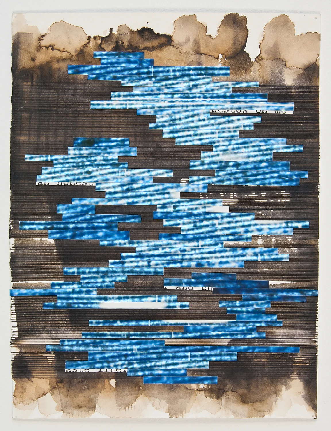 bestow on me , 2010, ink and archival inkjet collage, 6 1/4” x 8 1/4”
