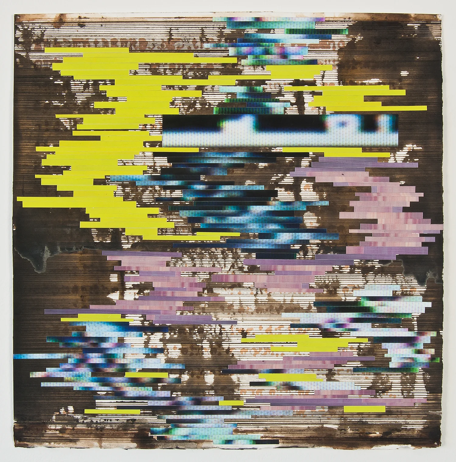 d , 2010, ink and archival inkjet collage, 13 1/8 ” x 13 1/8”