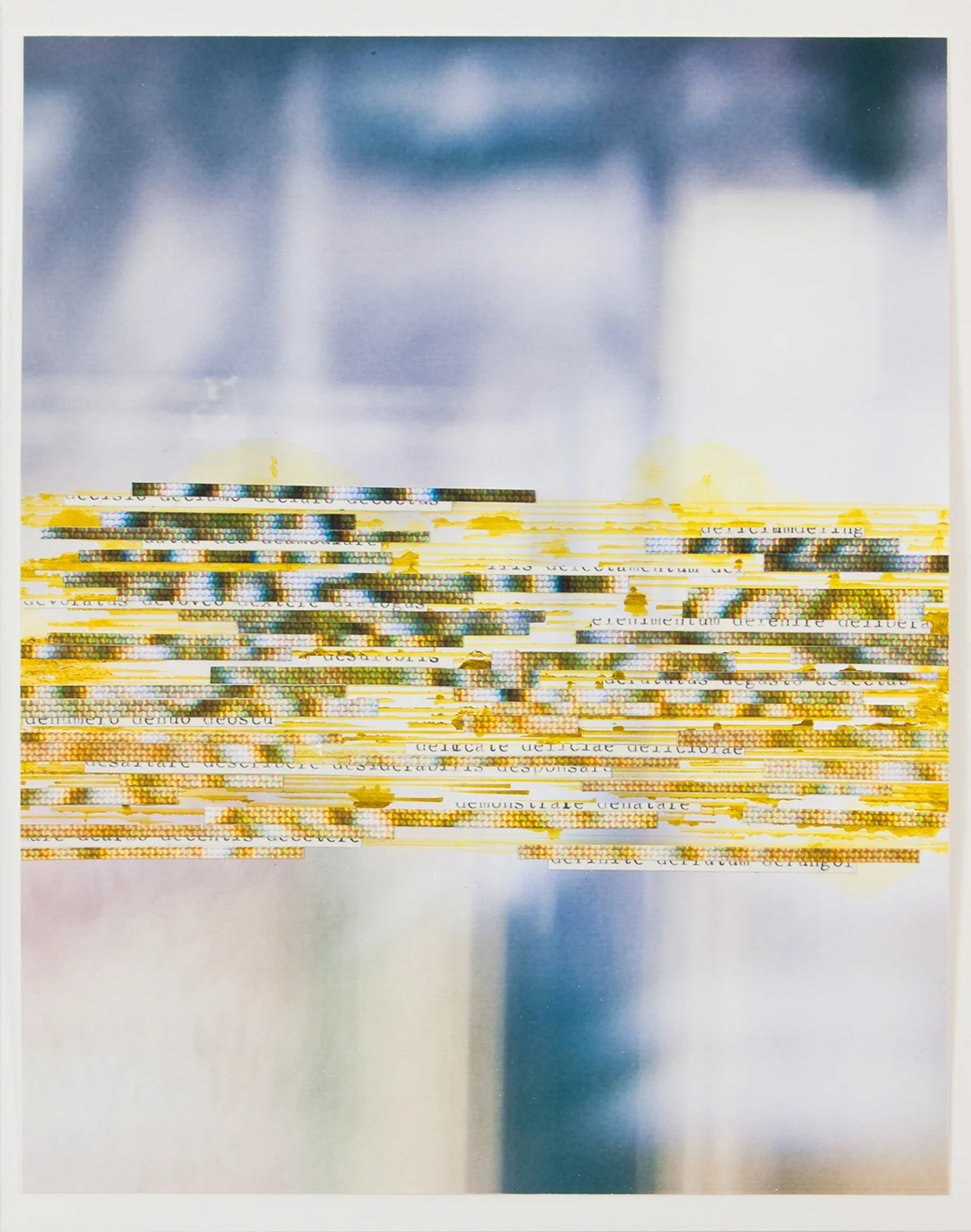 untitled, 2011, ink and collage on archival inkjet, 8 5/16” x 10 11/16”