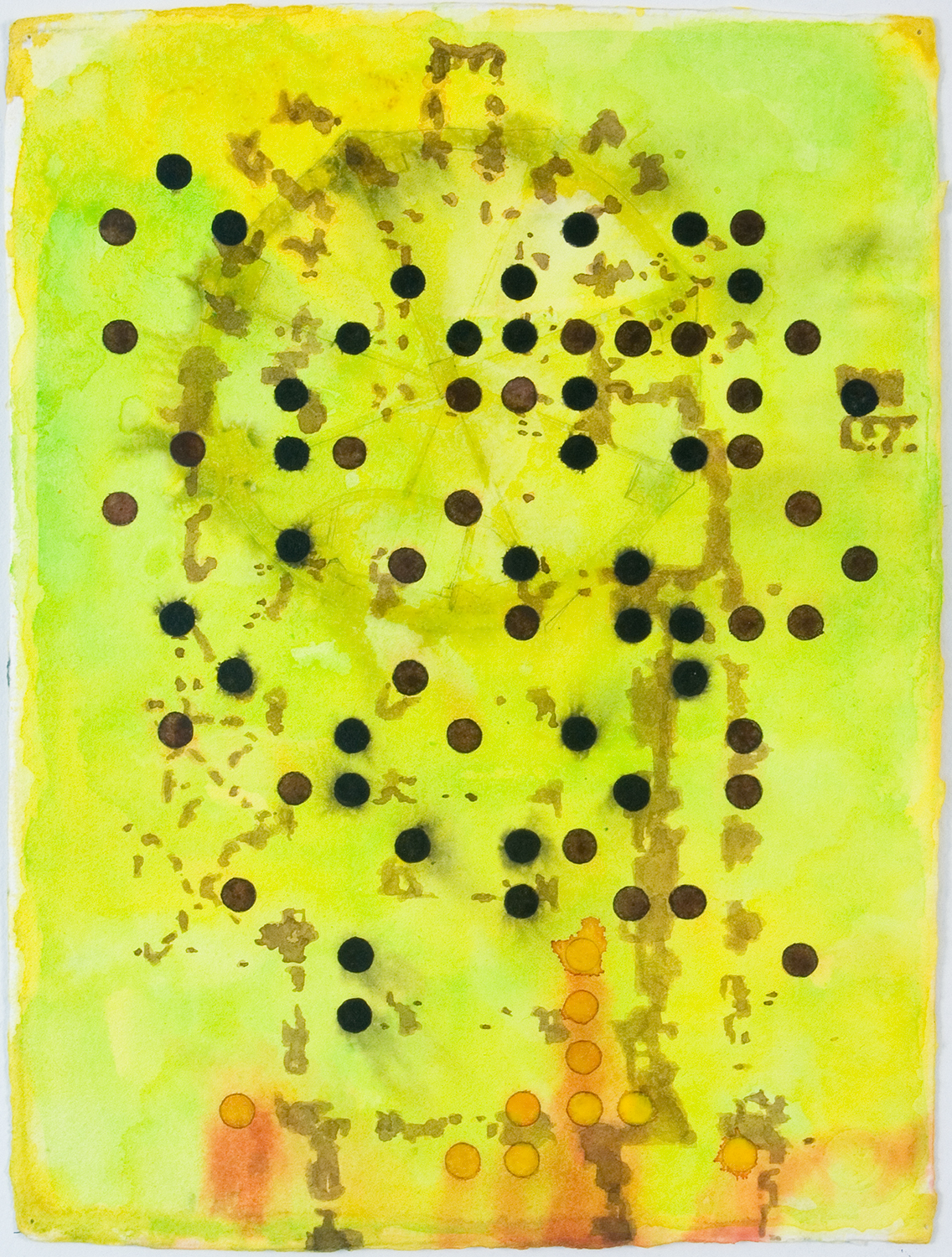   Collider II  2007,&nbsp;ink on paper 12 1/4" x 9 1/4" 