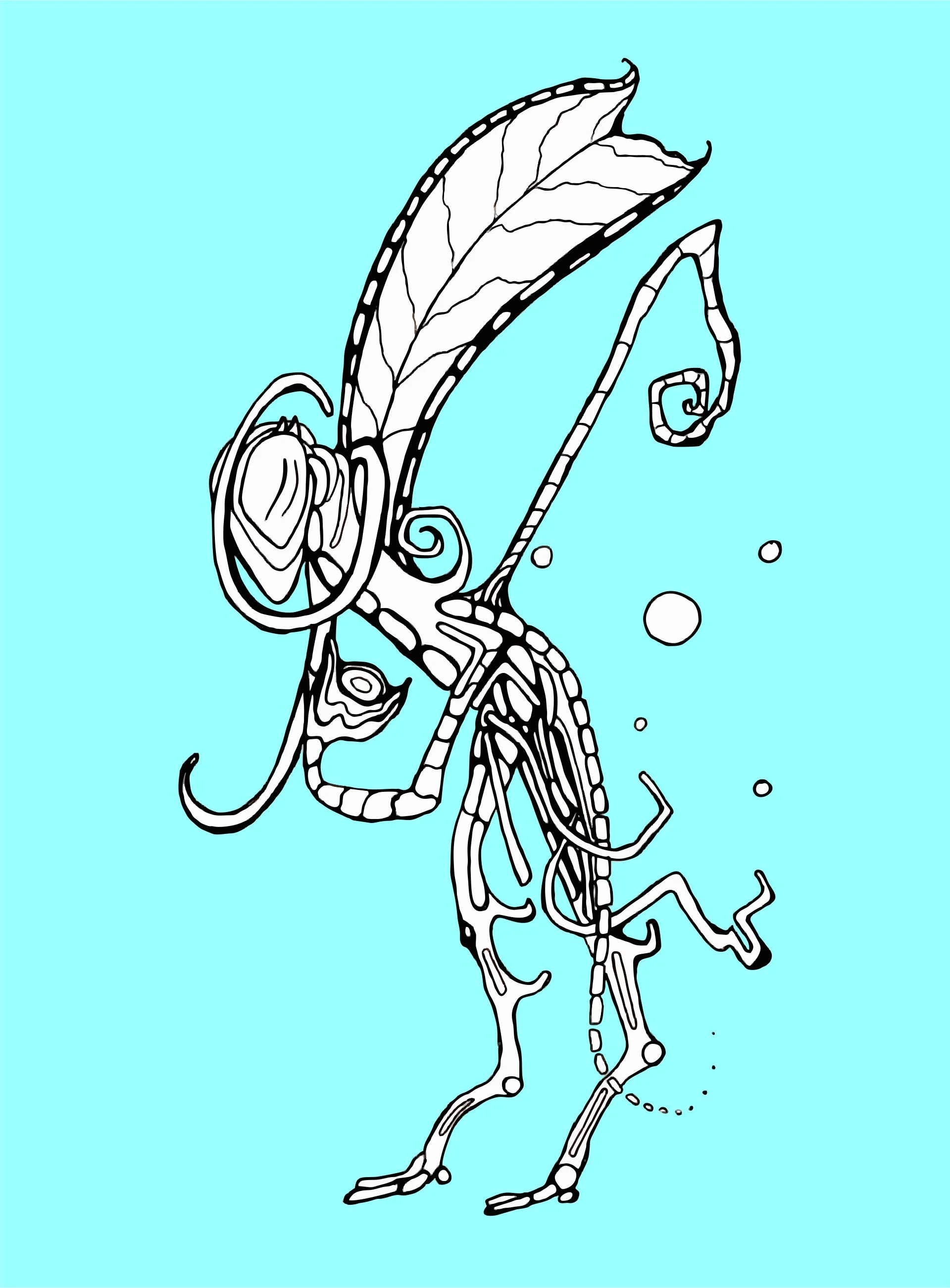 fly creature with blue back ground.jpg