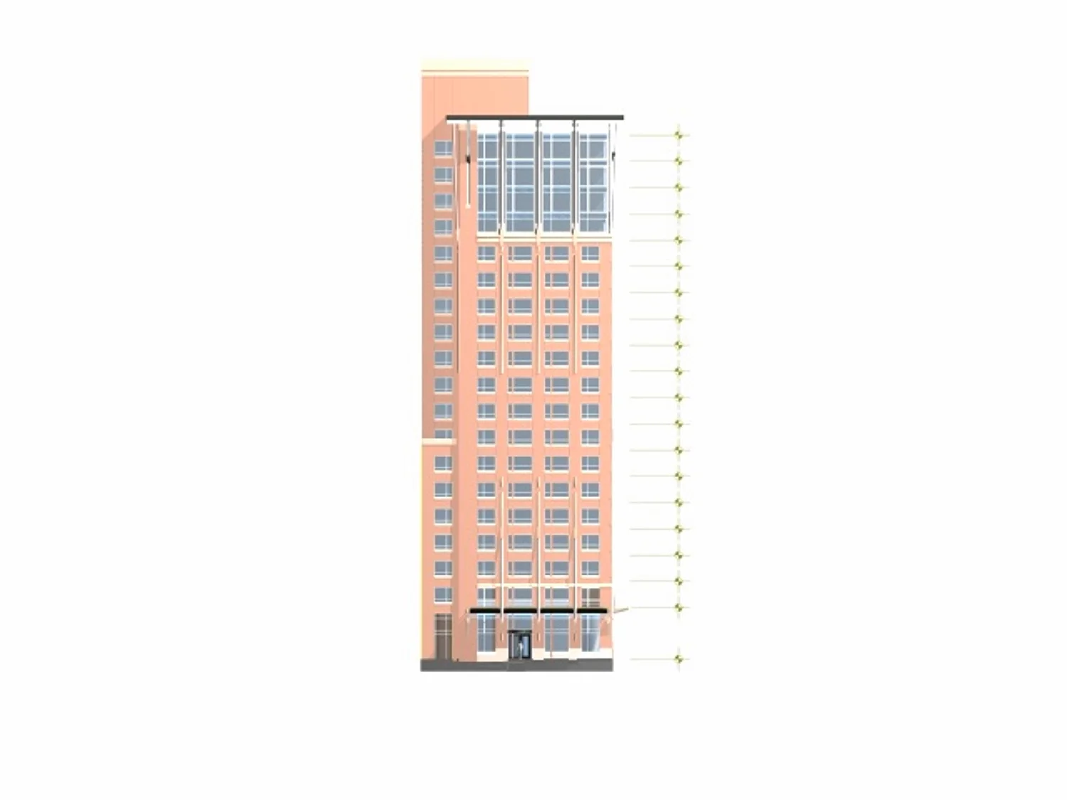 design study • tremont street elevation