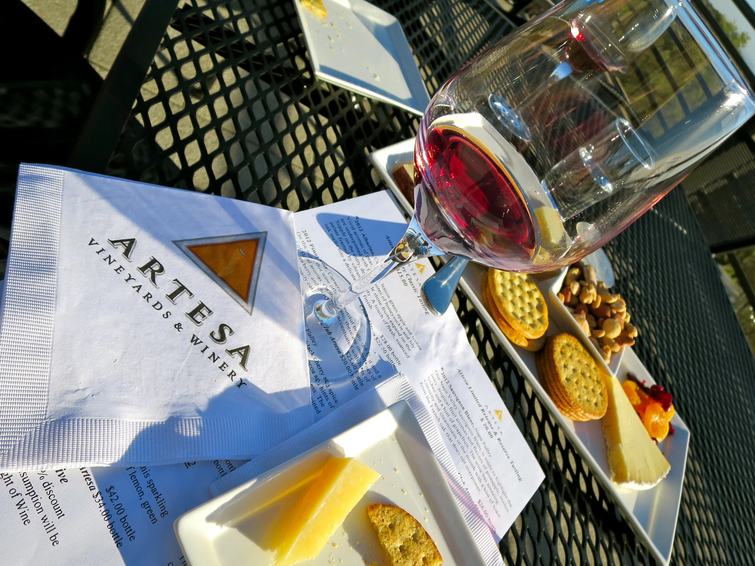 Mmmm - wine and cheese time!