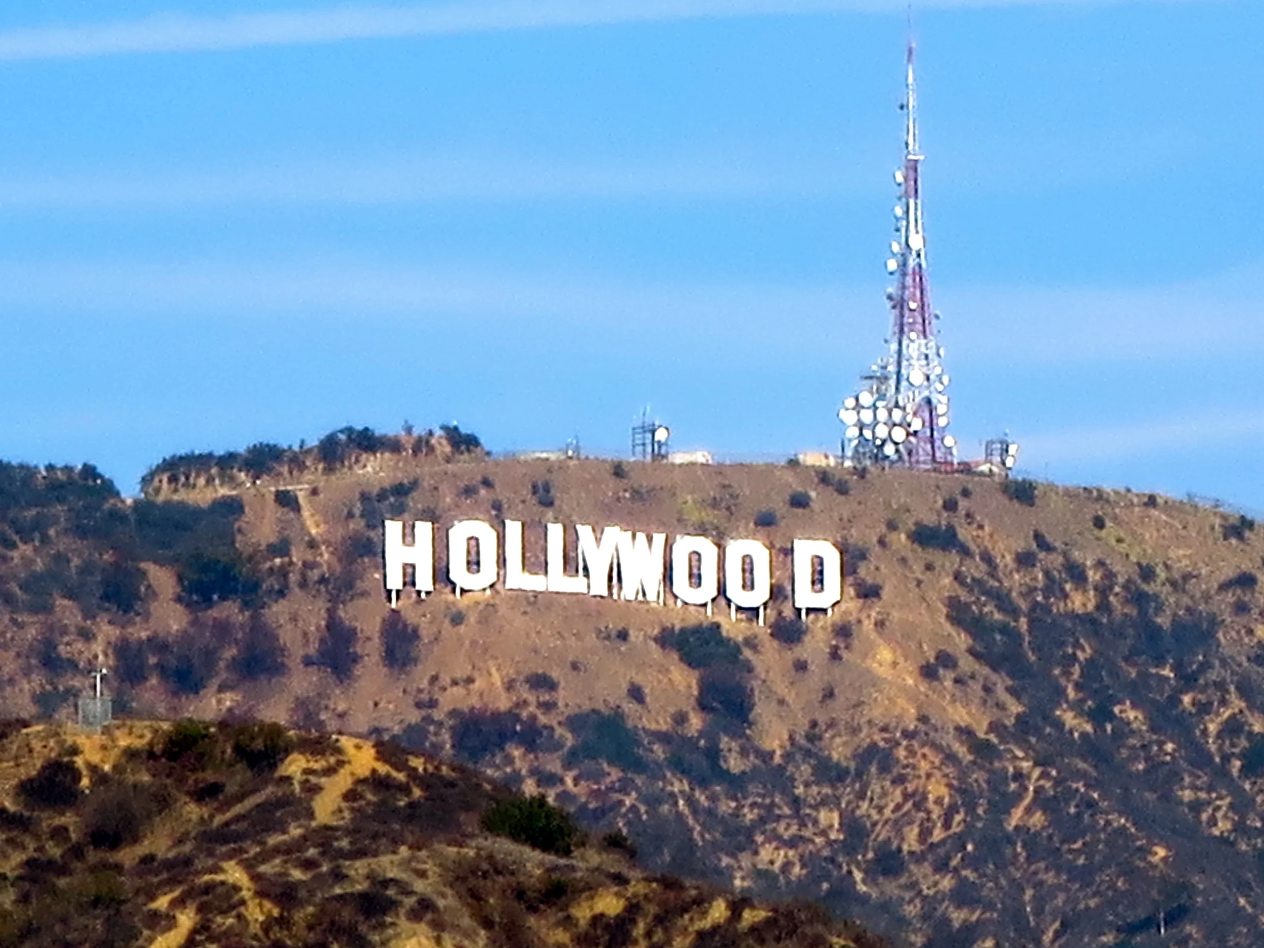 The obligatory Hollywood sign pic!