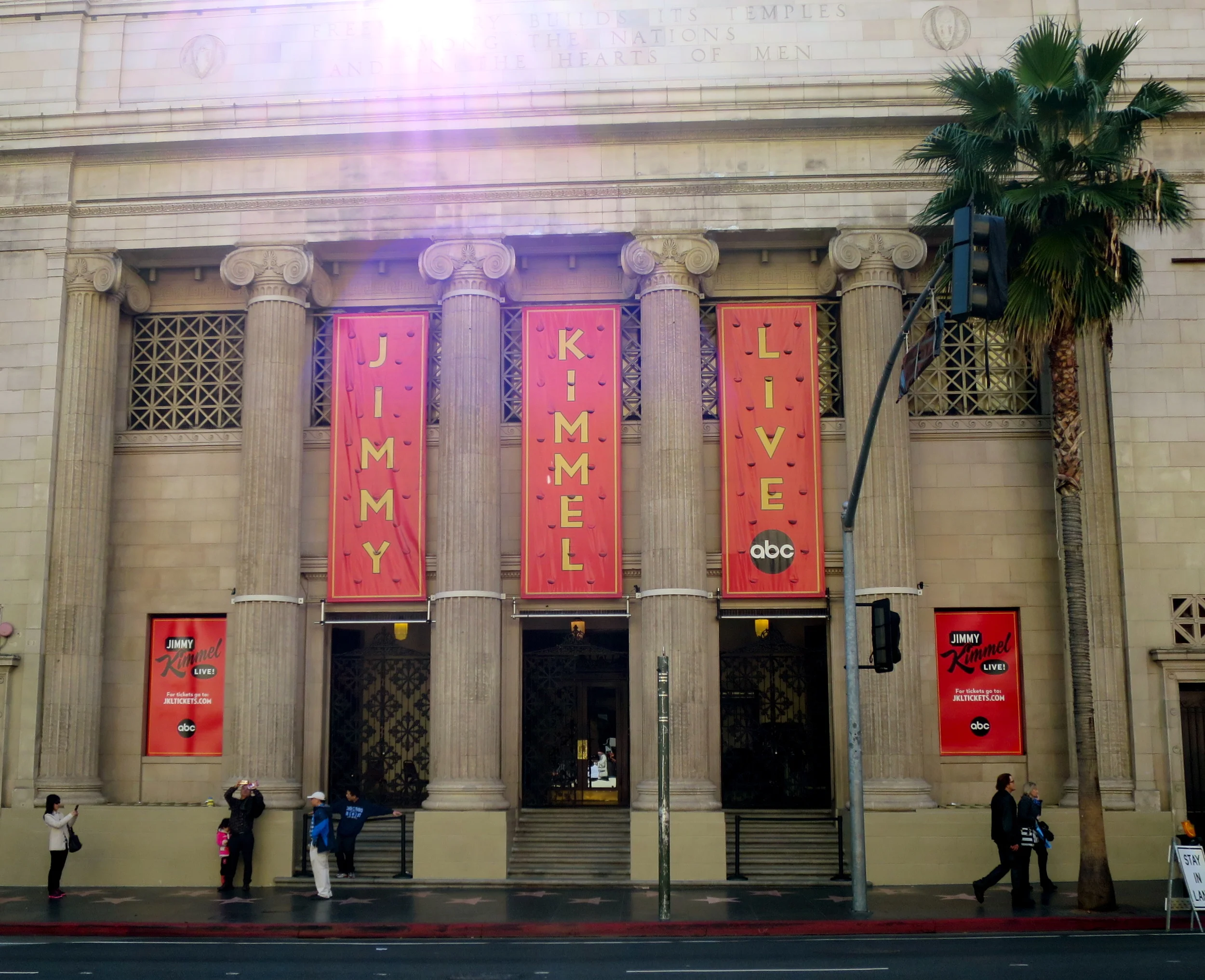 Seeing Jimmy Kimmel live.