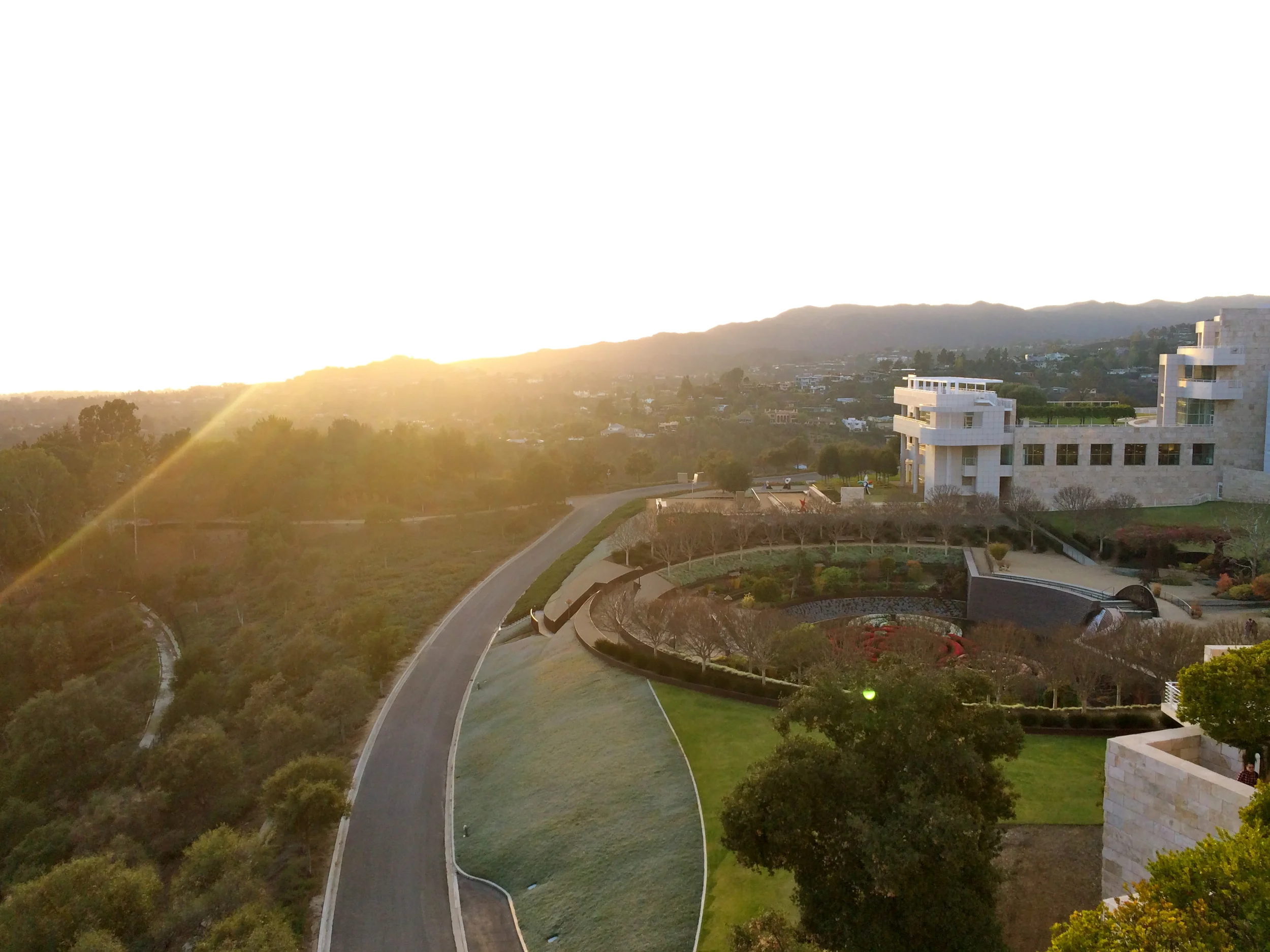 Fabulous views from the Getty.